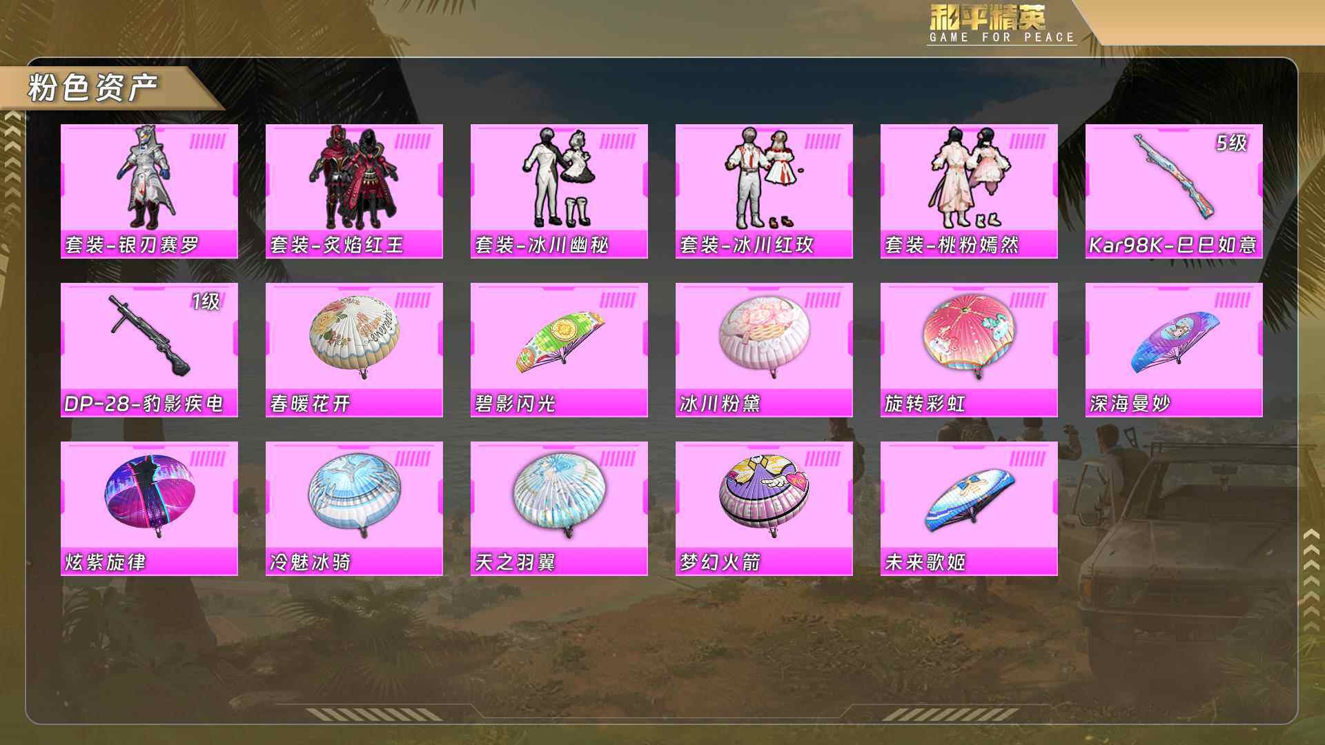 HPCMW4116577和平精英账号详情图4