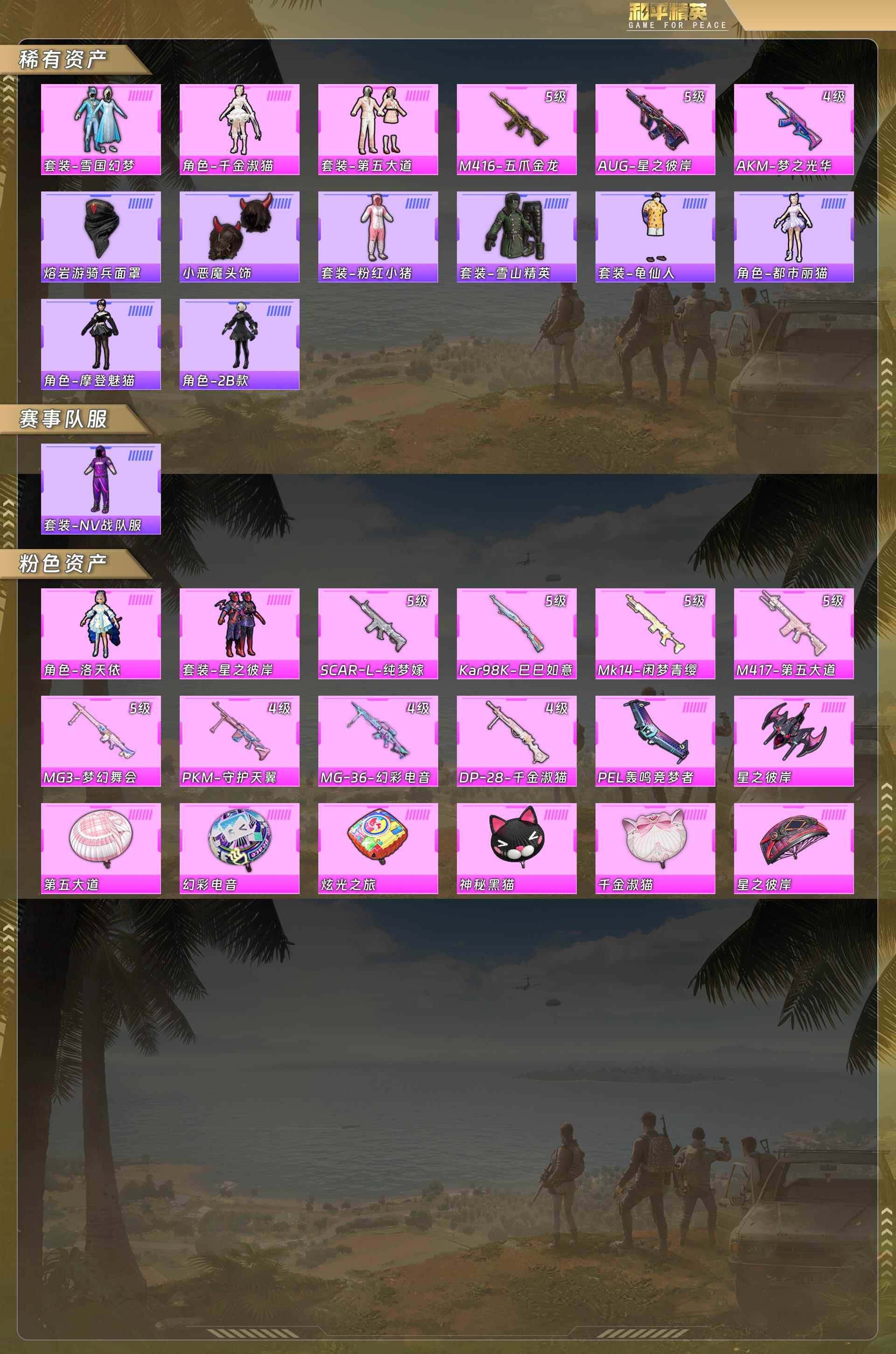 HPCMW4113358和平精英账号详情图4