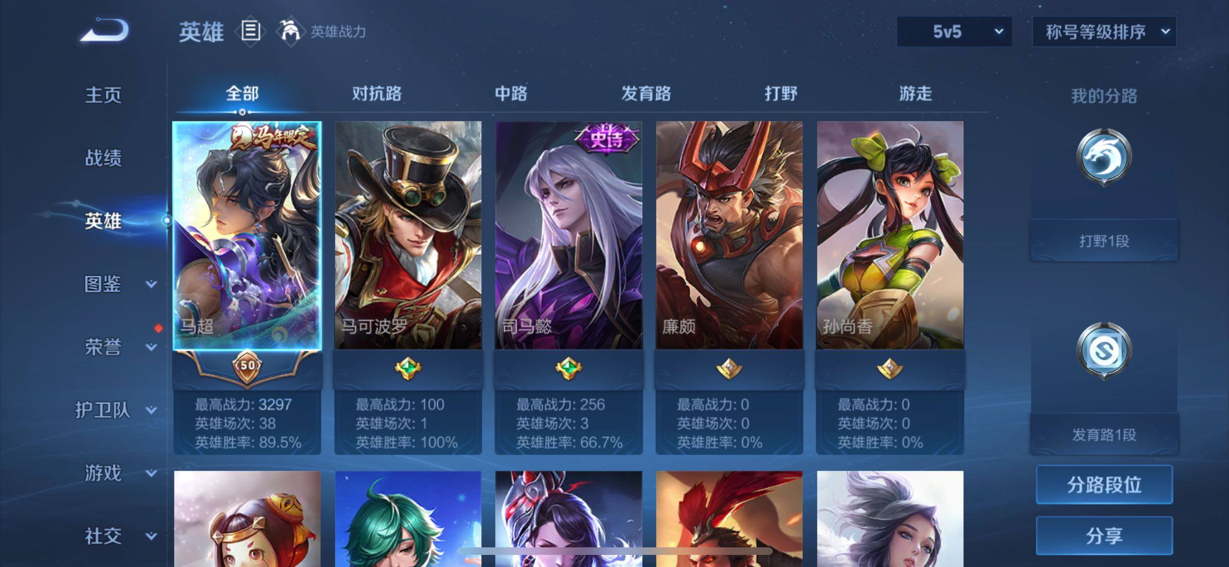 WZCMW4190063王者荣耀账号详情图3