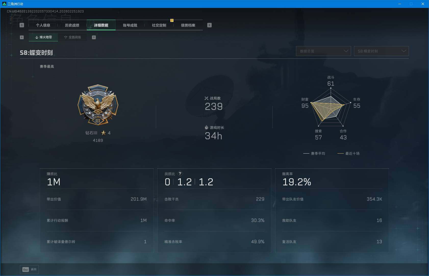 SJZQM453474三角洲行动账号详情图6