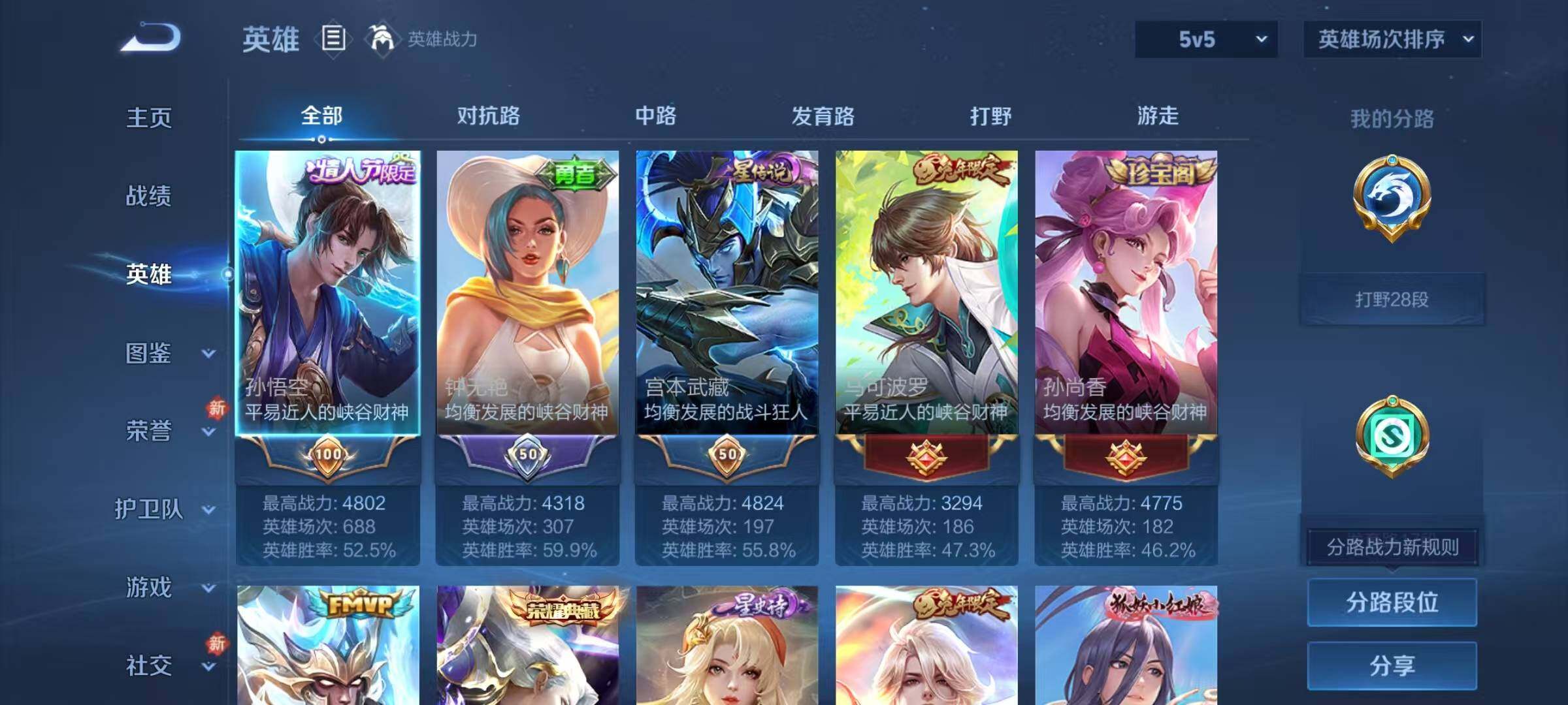 WZJZ4197348王者荣耀账号详情图7 WZJZ4197348王者荣耀账号详情图7