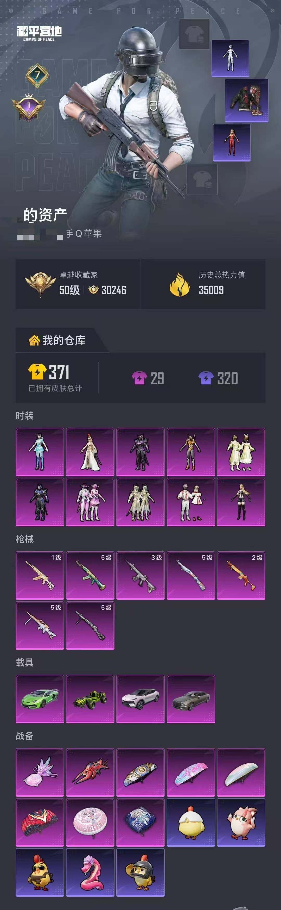 HPQM4111008和平精英账号详情图4