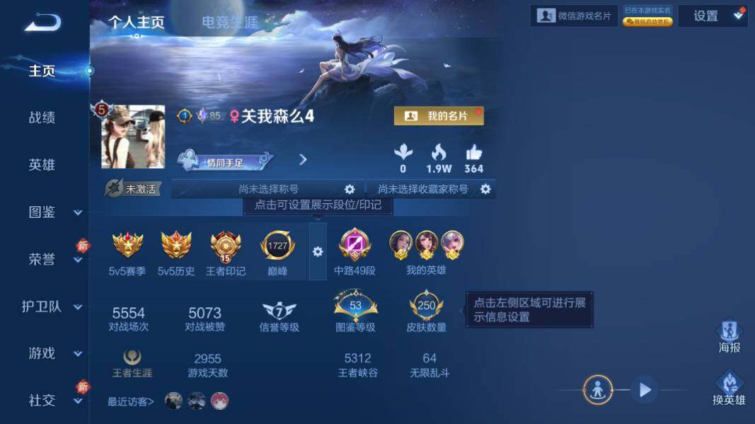 WZQM4190649王者荣耀账号详情图8