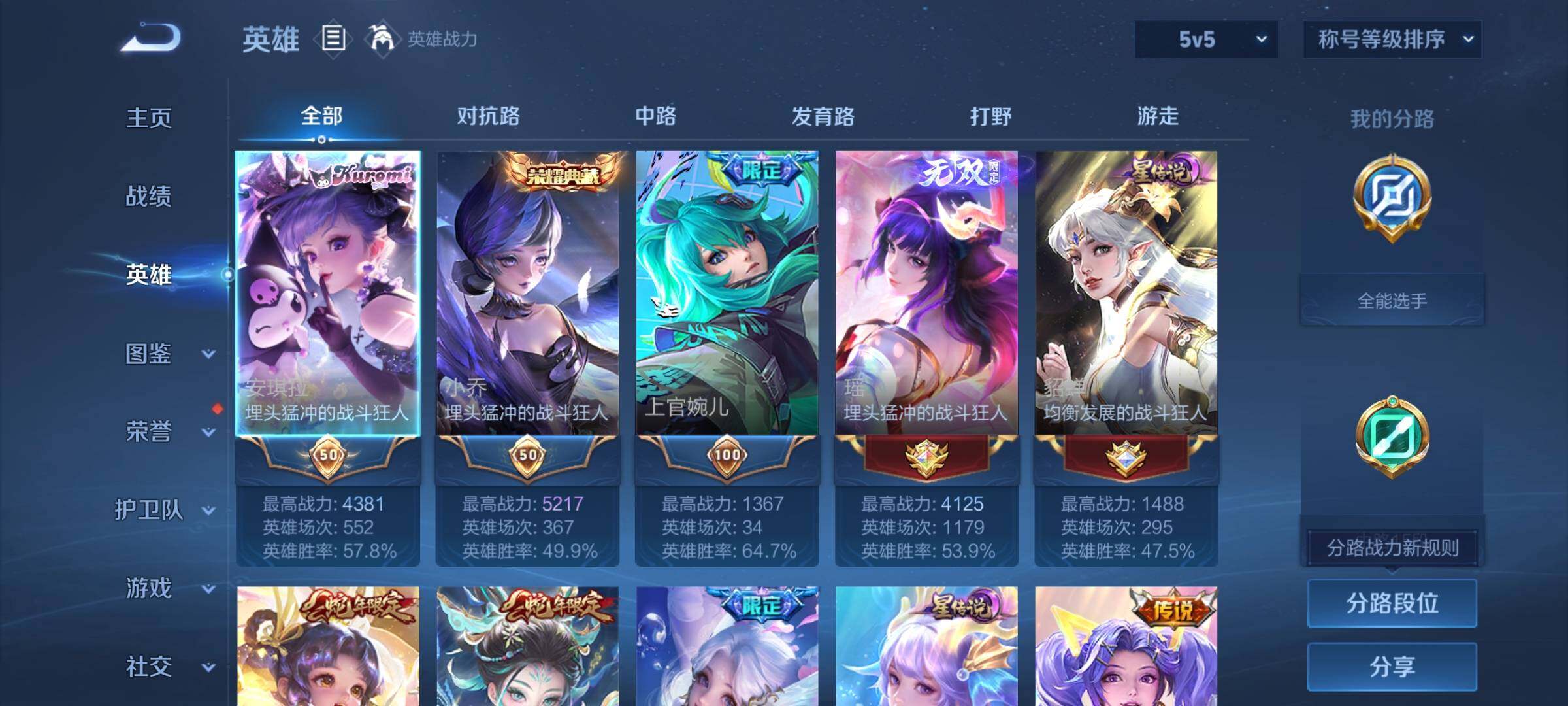 WZCMY4195772王者荣耀账号详情图3