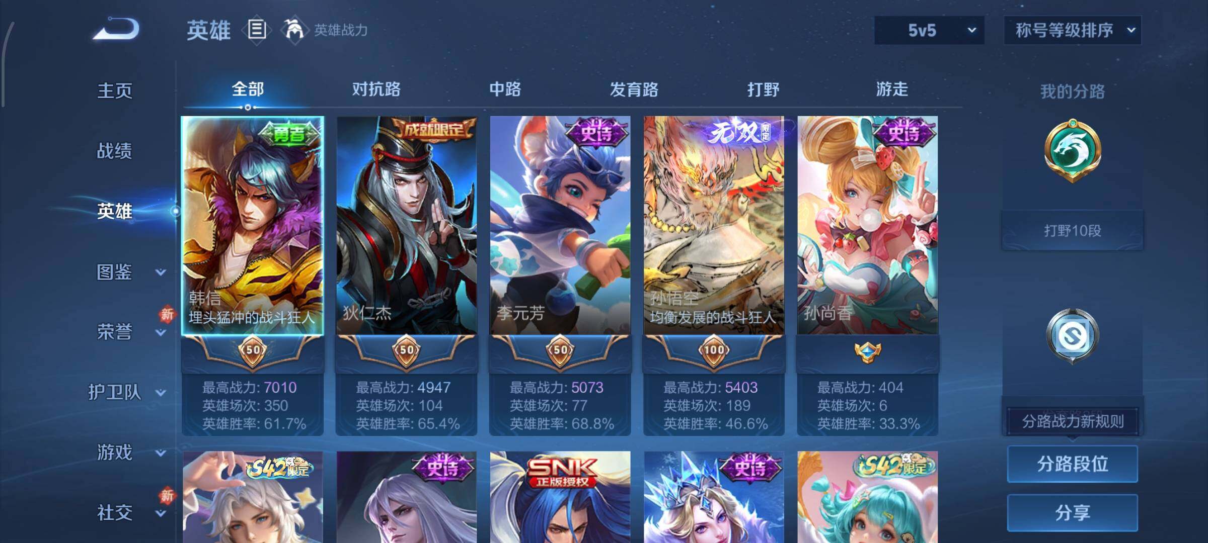 WZCMW4194557王者荣耀账号详情图3