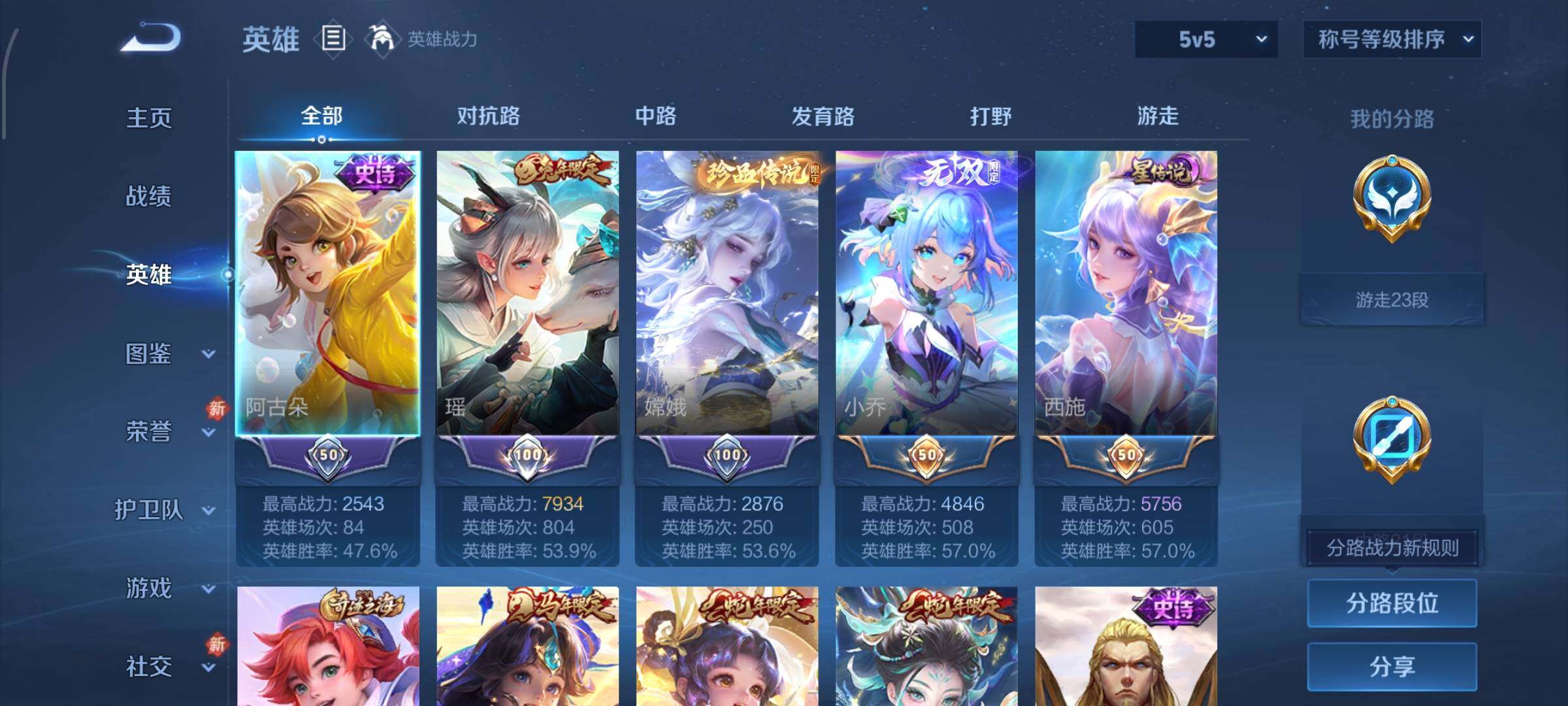 WZCMW4194560王者荣耀账号详情图3 WZCMW4194560王者荣耀账号详情图3