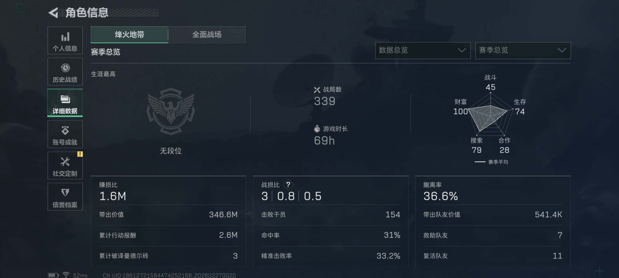 SJZCMW455654三角洲行动账号详情图4