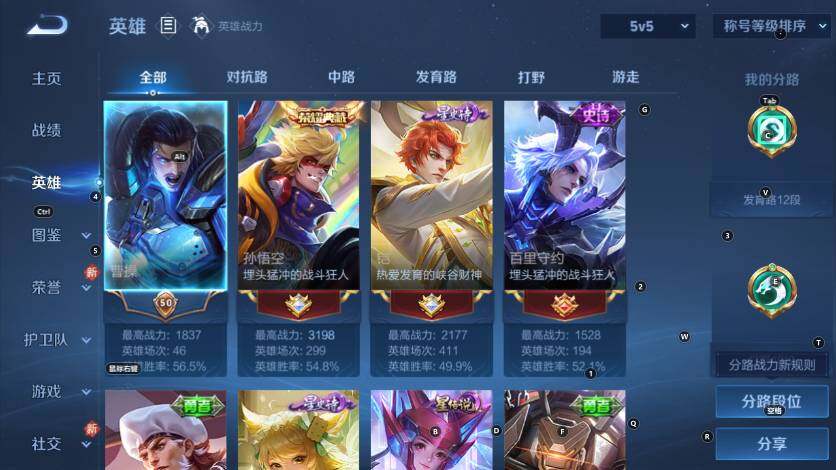 WZLX4192411王者荣耀账号详情图8