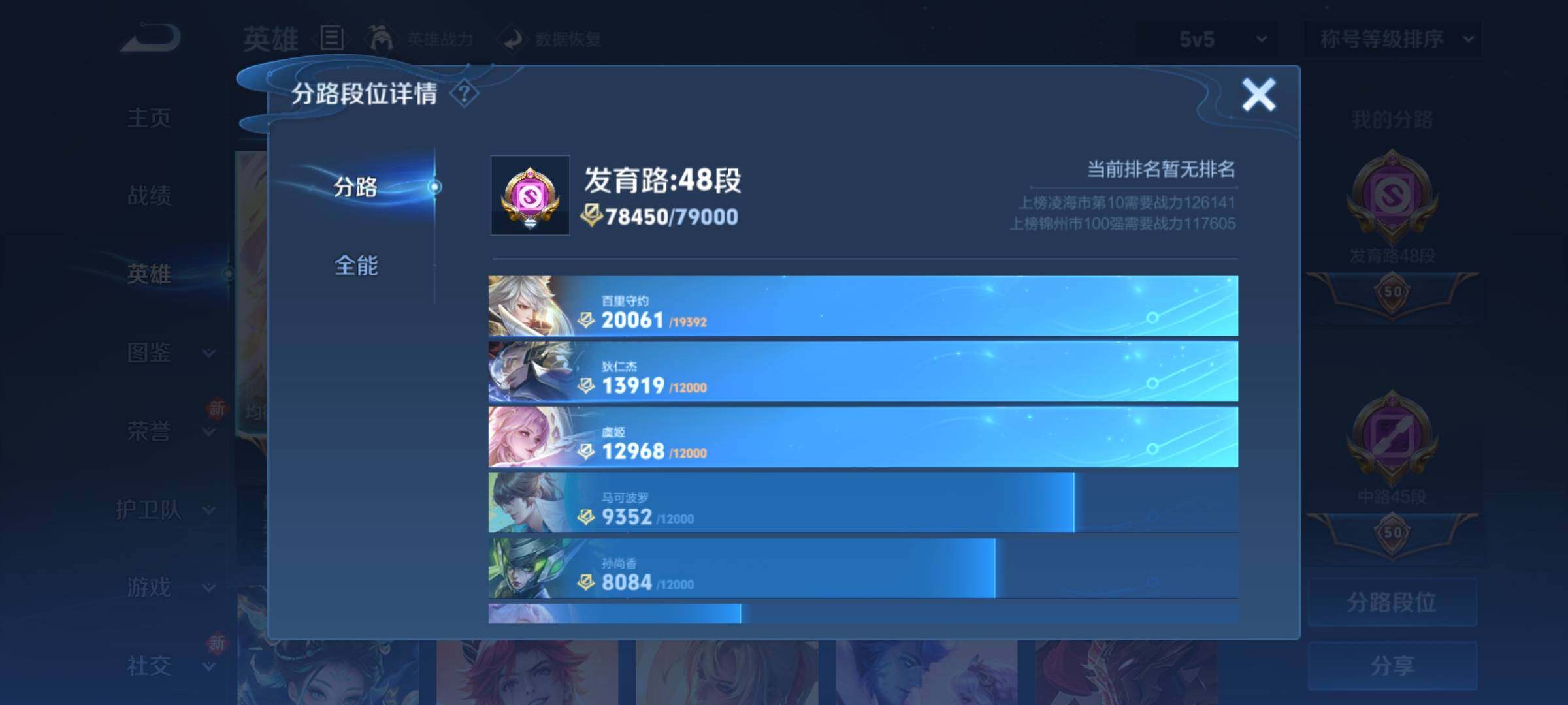 WZCMY4193275王者荣耀账号详情图5 WZCMY4193275王者荣耀账号详情图5