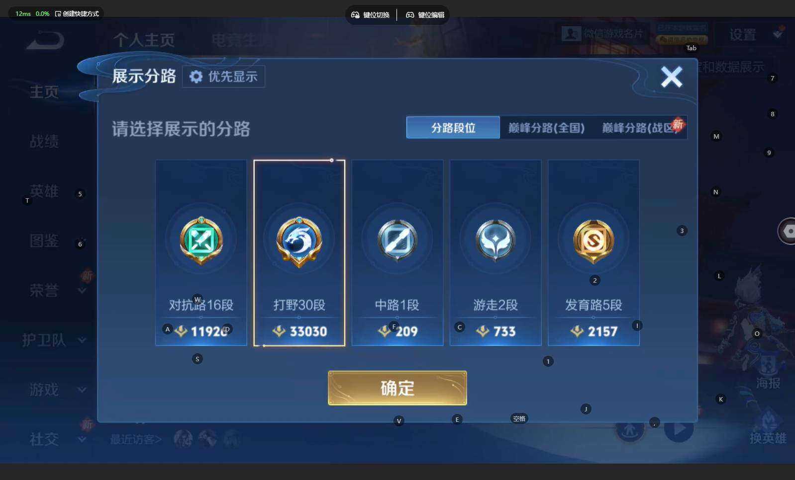 WZBSY4196138王者荣耀账号详情图4