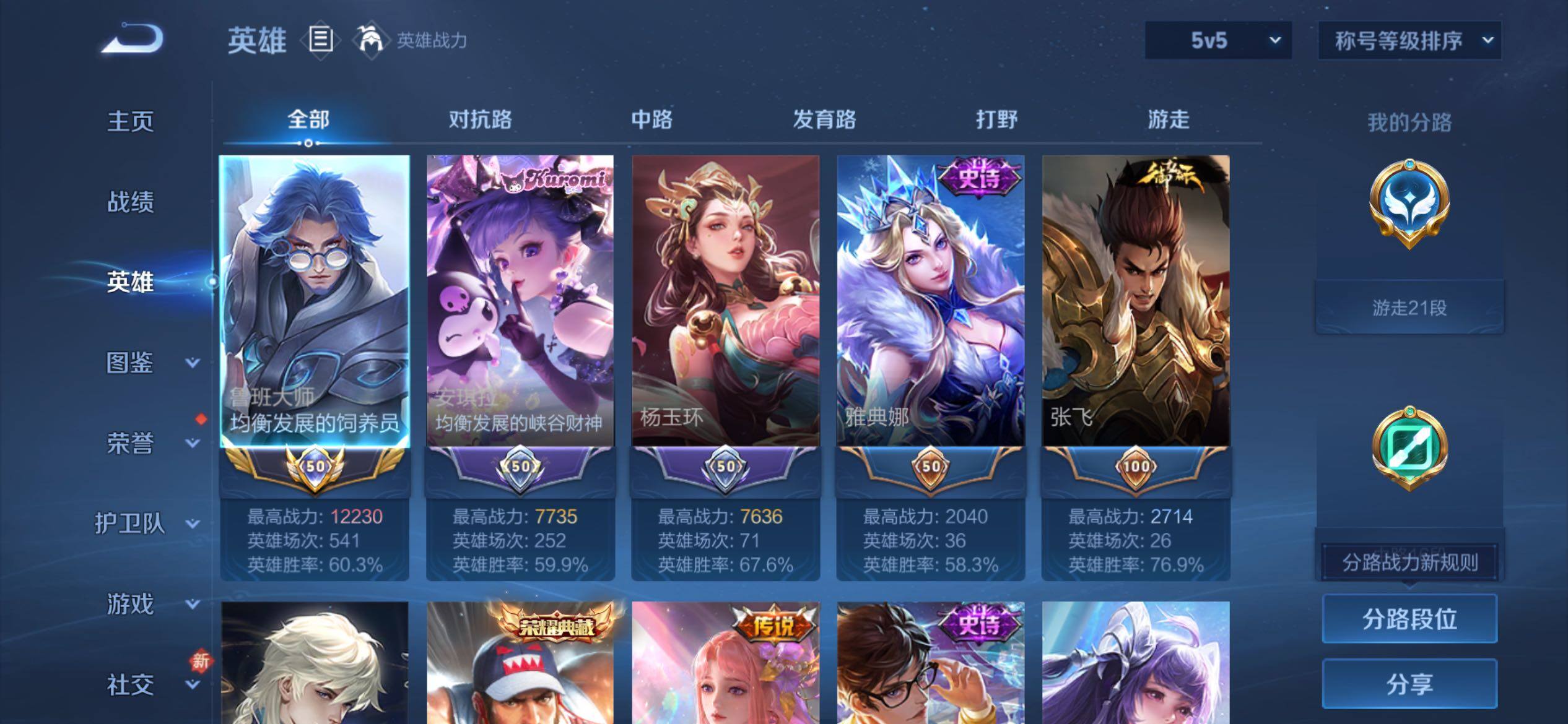 WZCMY4198150王者荣耀账号详情图3 WZCMY4198150王者荣耀账号详情图3