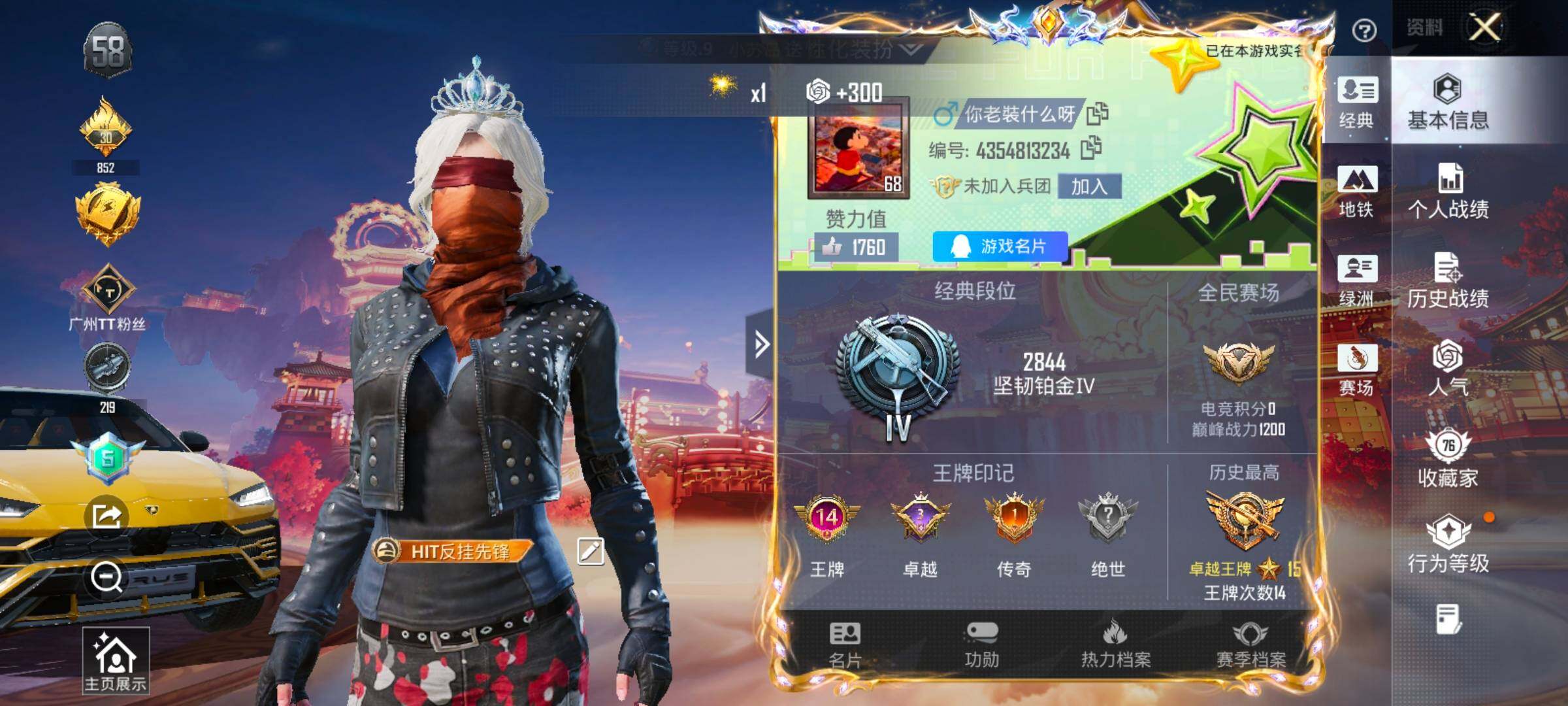 HPCMW4115342和平精英账号详情图2