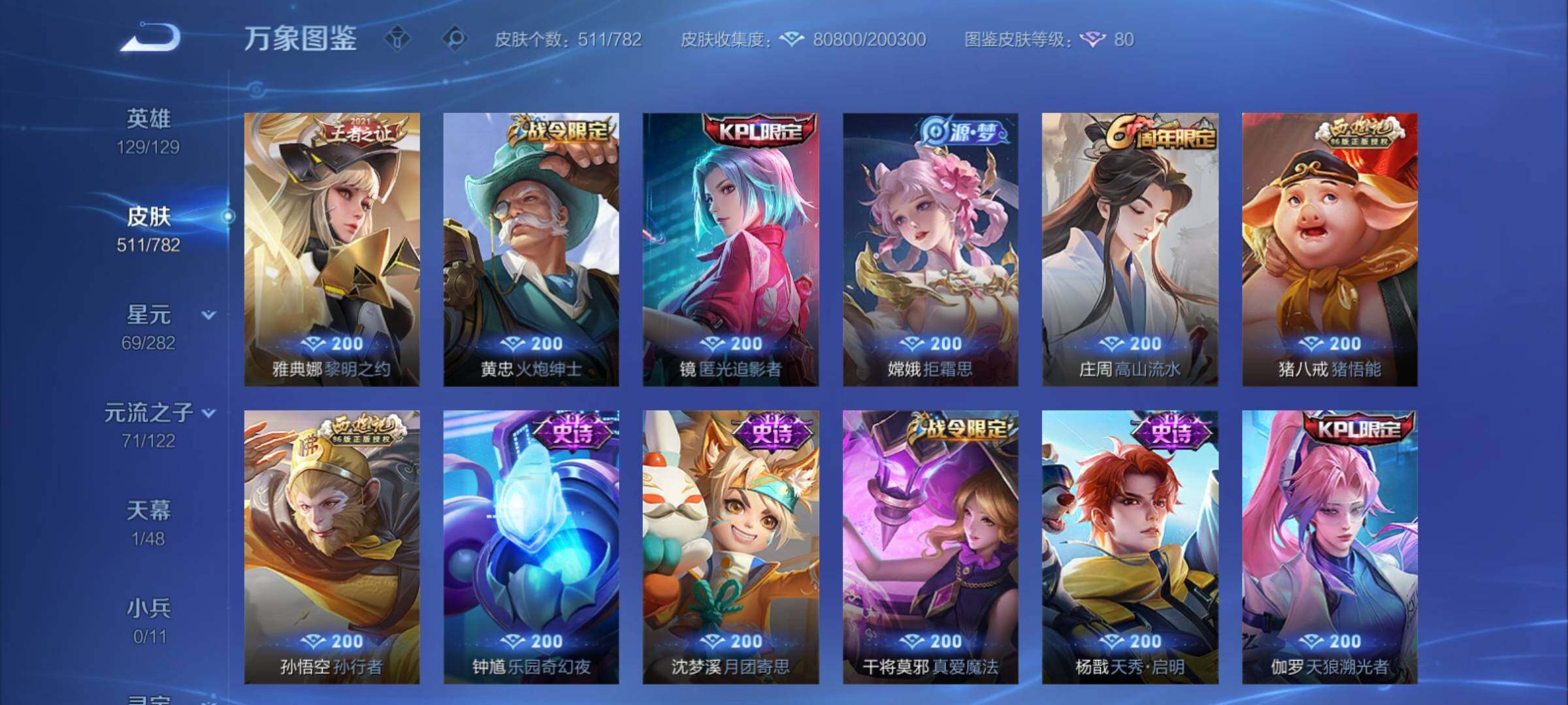 WZCMY4193181王者荣耀账号详情图15