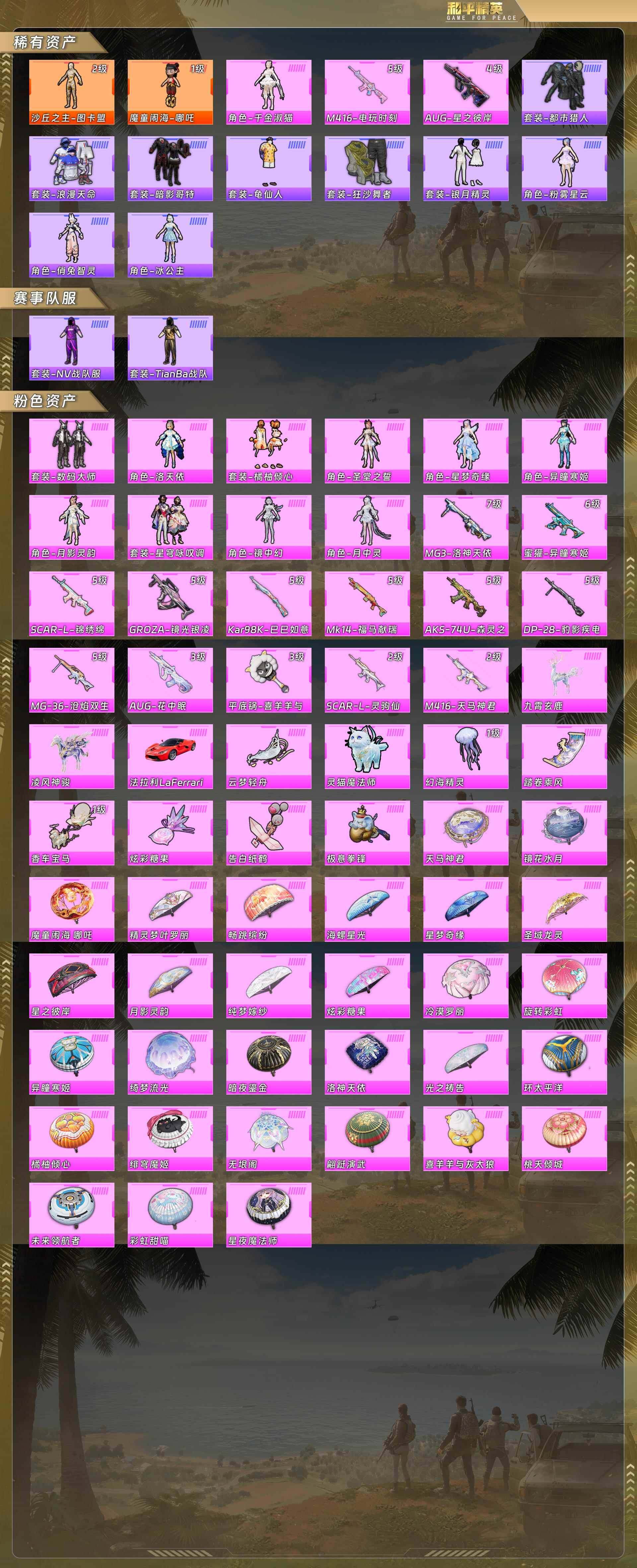 HPQM4114308和平精英账号详情图5