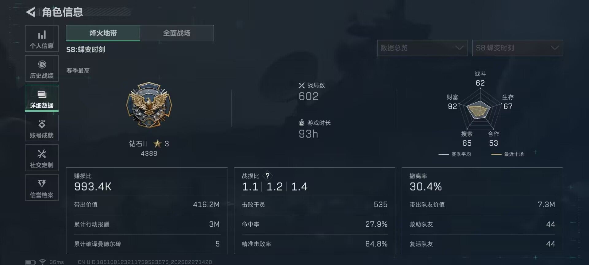 SJZEY454853三角洲行动账号详情图6