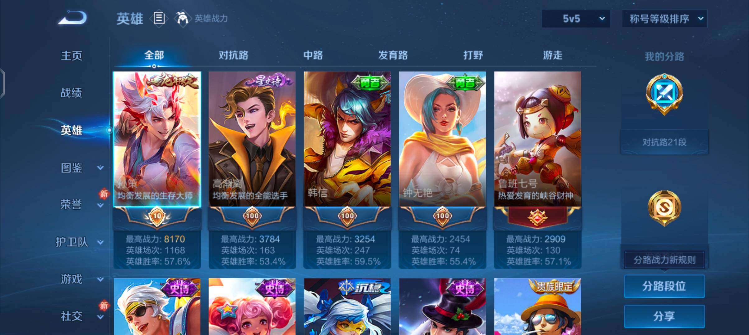 WZCMW4227015王者荣耀账号详情图3