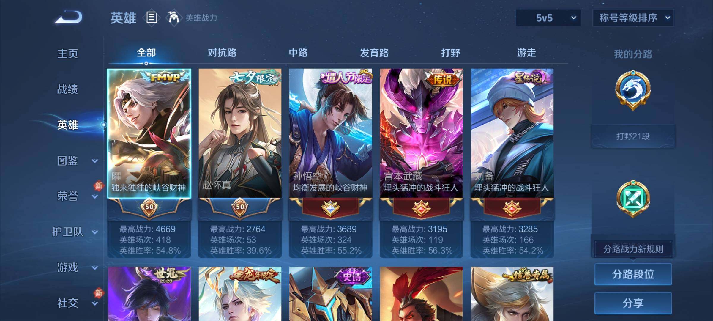 WZCMY4195458王者荣耀账号详情图3