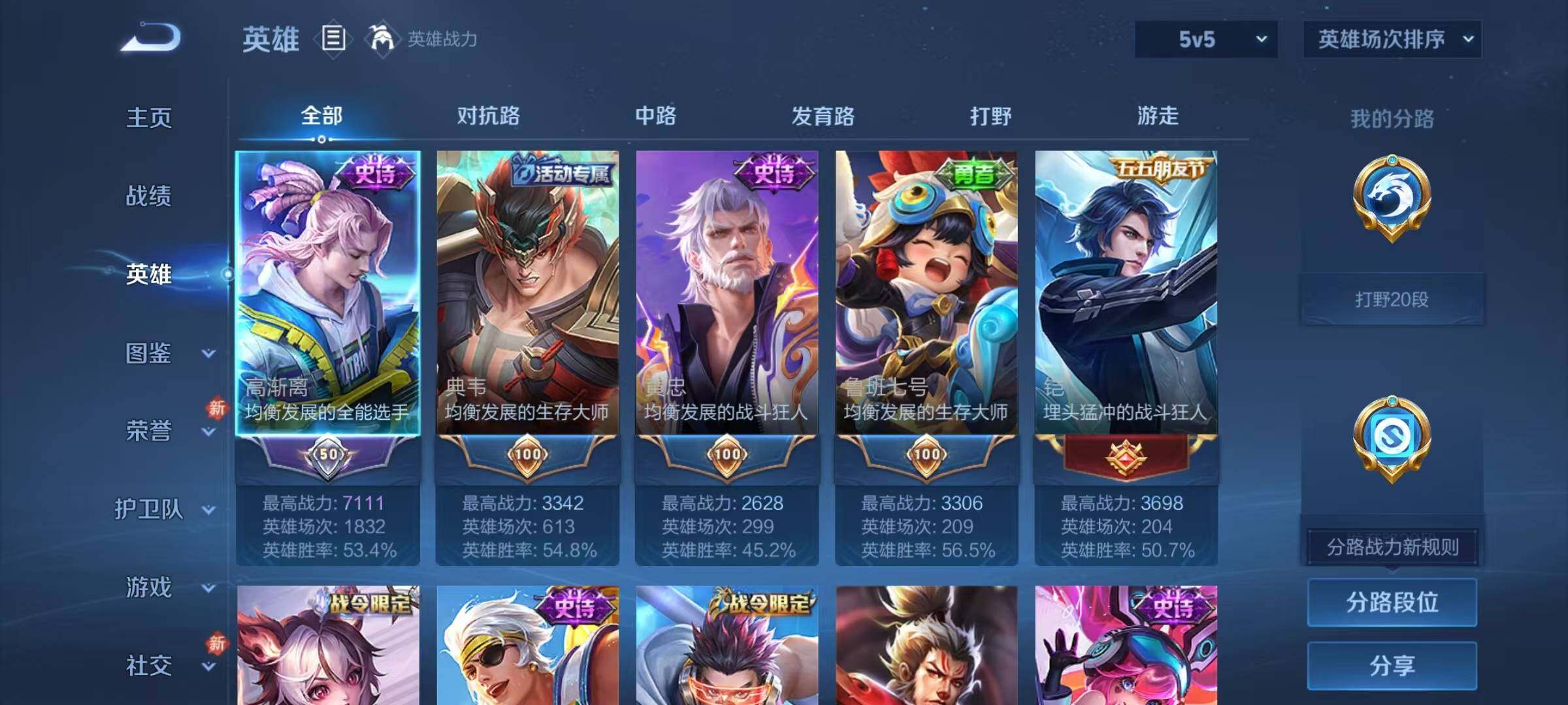 WZJZ4201440王者荣耀账号详情图6