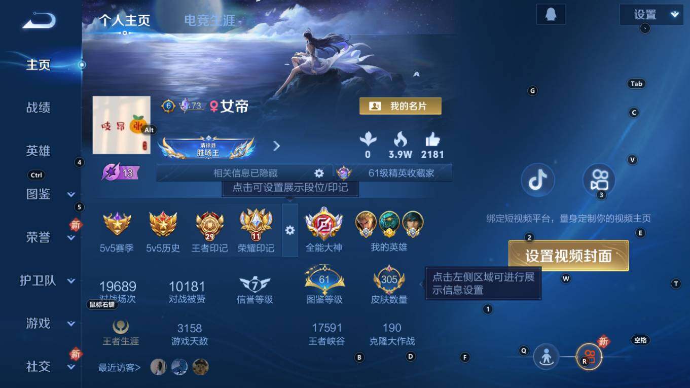 WZQM4193843王者荣耀账号详情图4 WZQM4193843王者荣耀账号详情图4