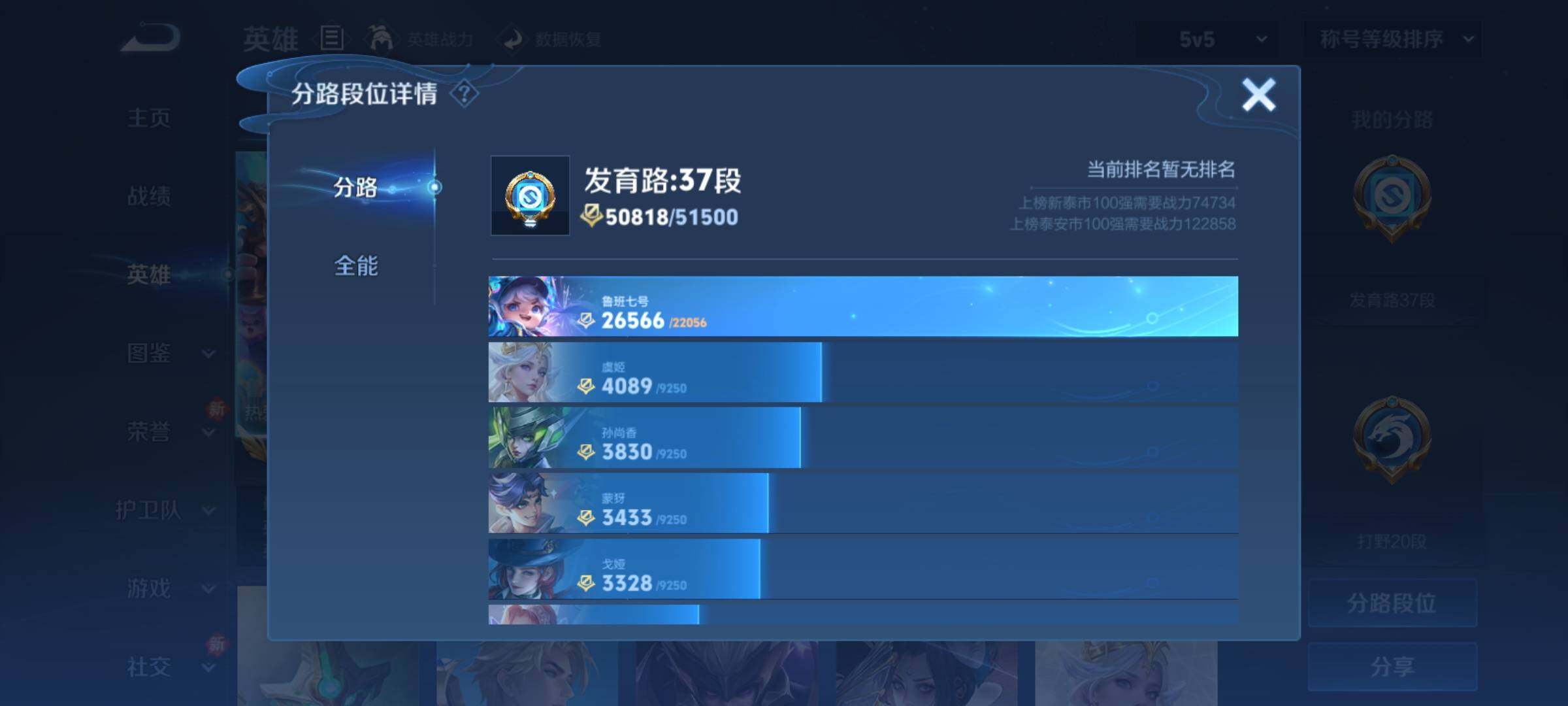 WZCMY4195377王者荣耀账号详情图5 WZCMY4195377王者荣耀账号详情图5