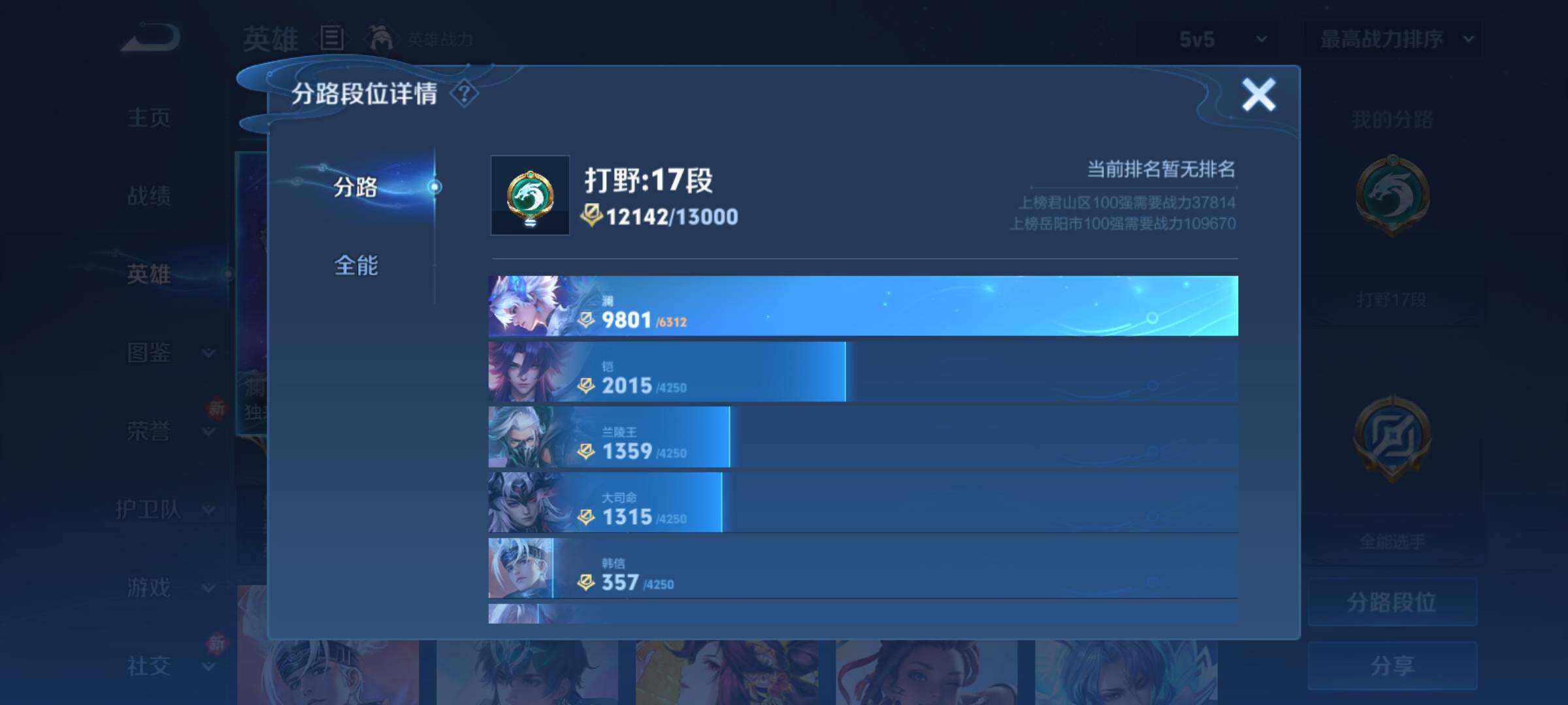 WZCMY4198170王者荣耀账号详情图4