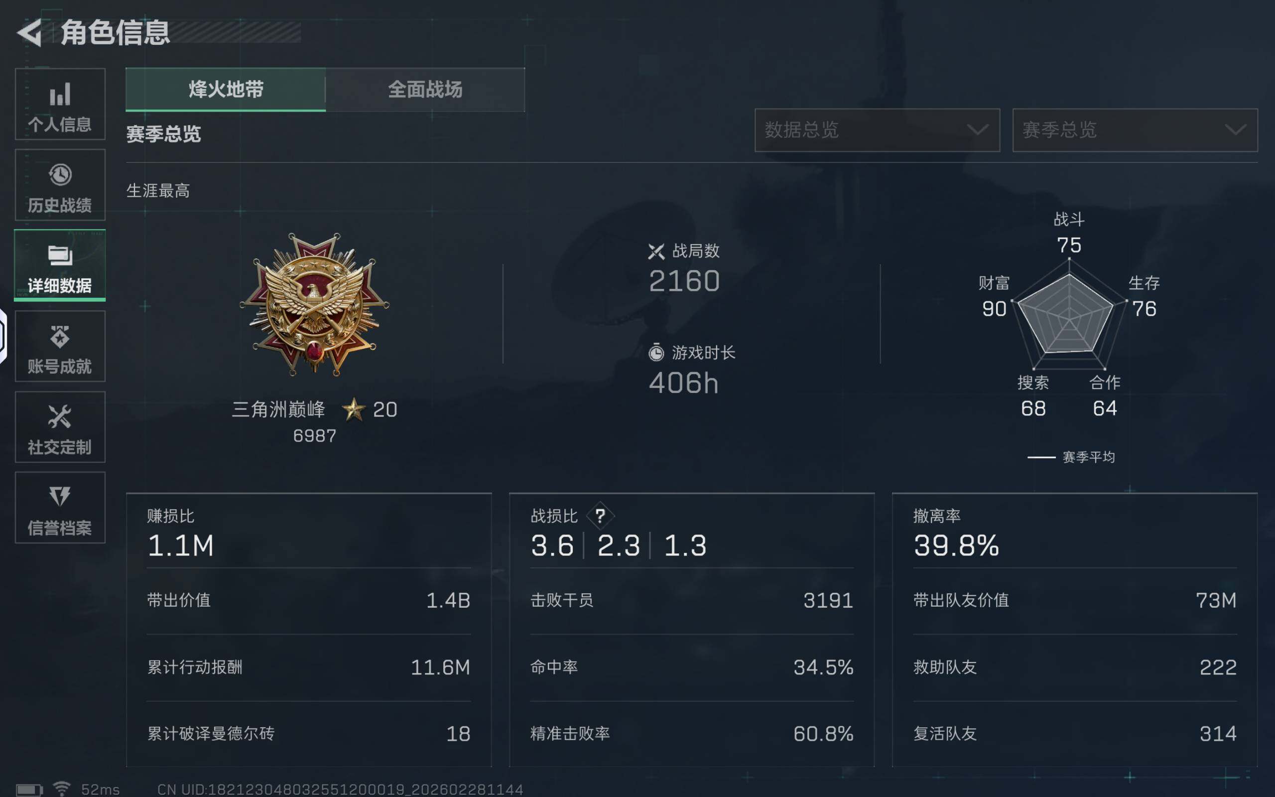 SJZQM455734三角洲行动账号详情图7