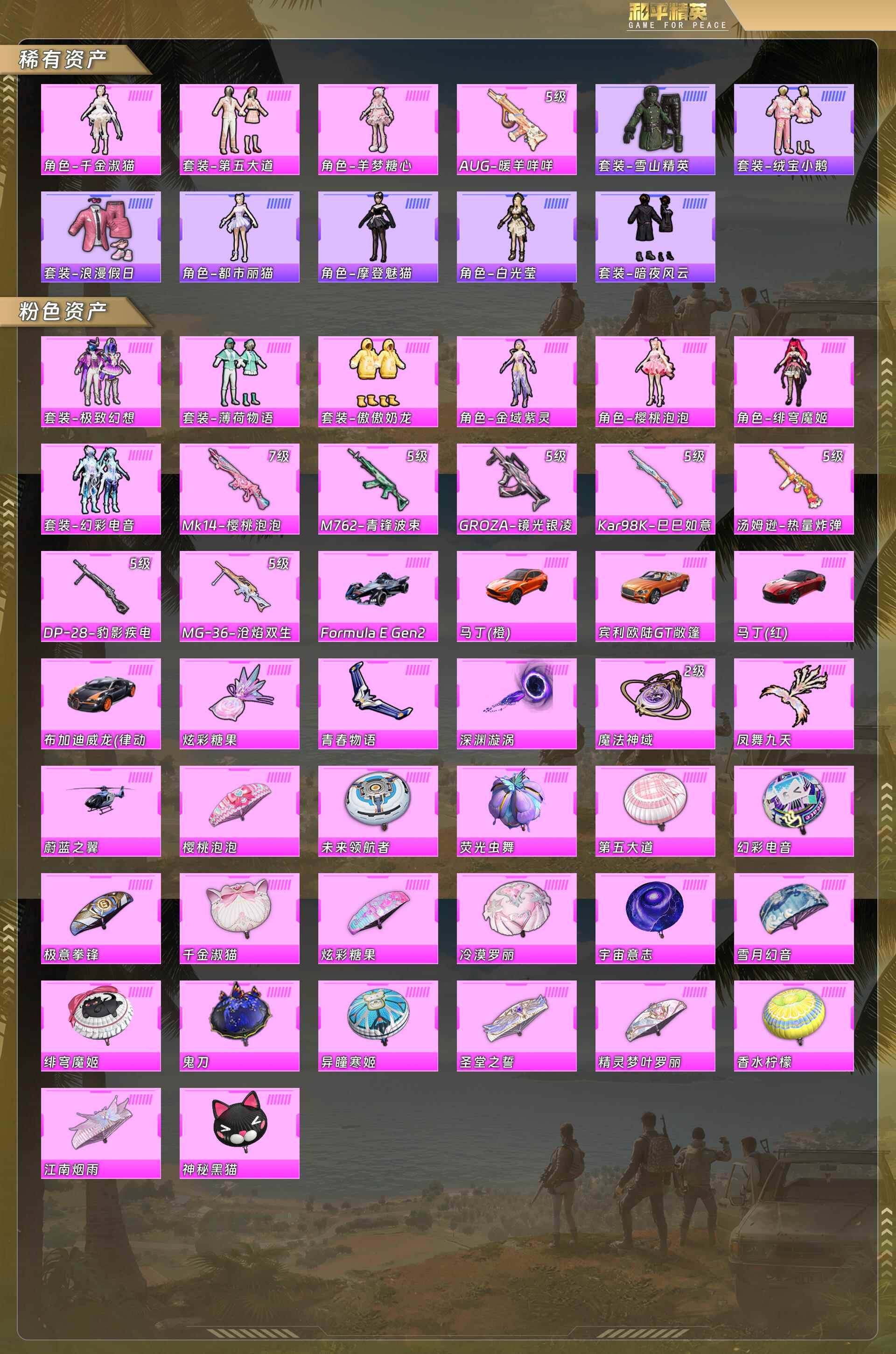 HPQM4114831和平精英账号详情图5