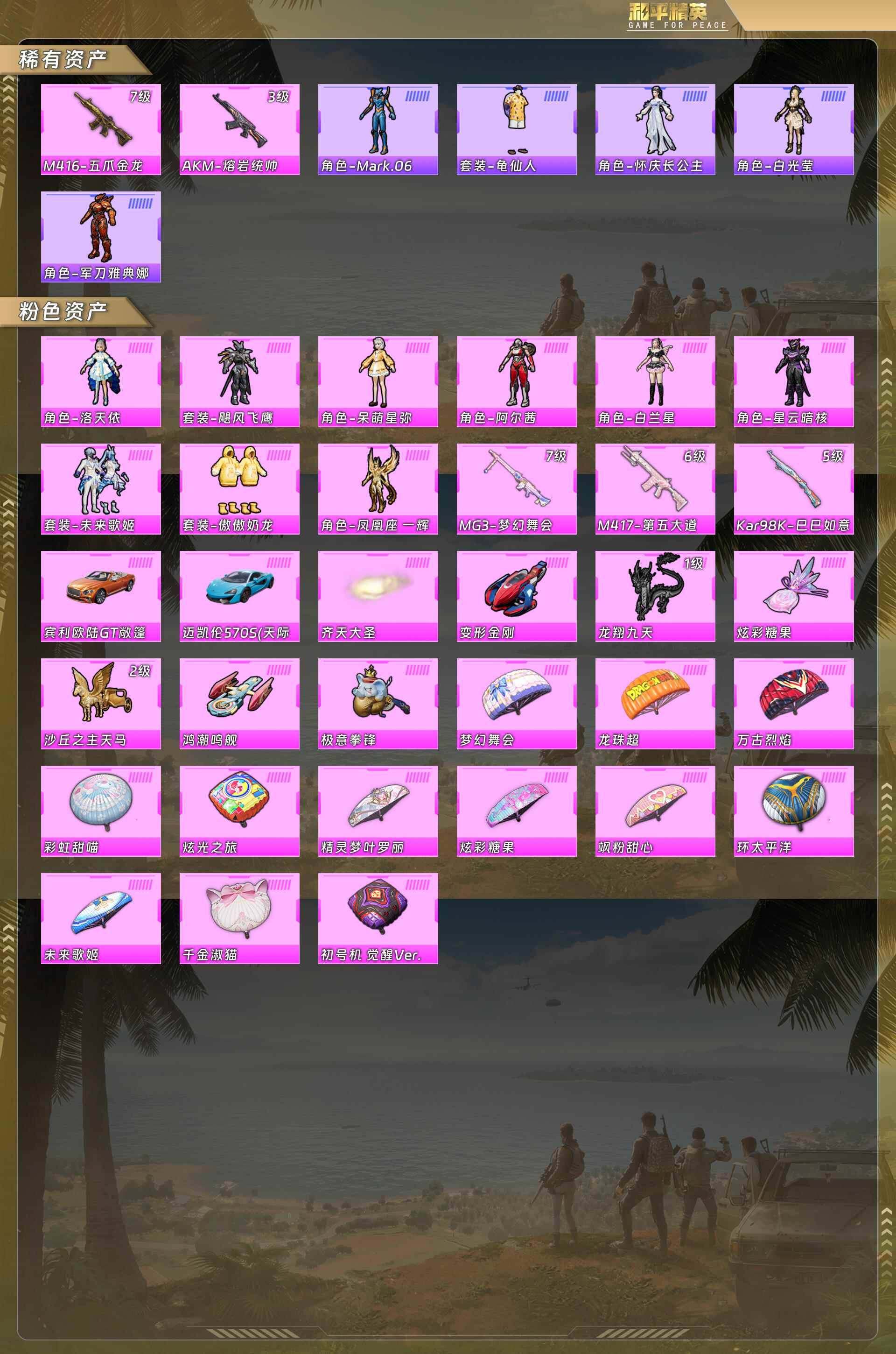 HPCMW4130458和平精英账号详情图5