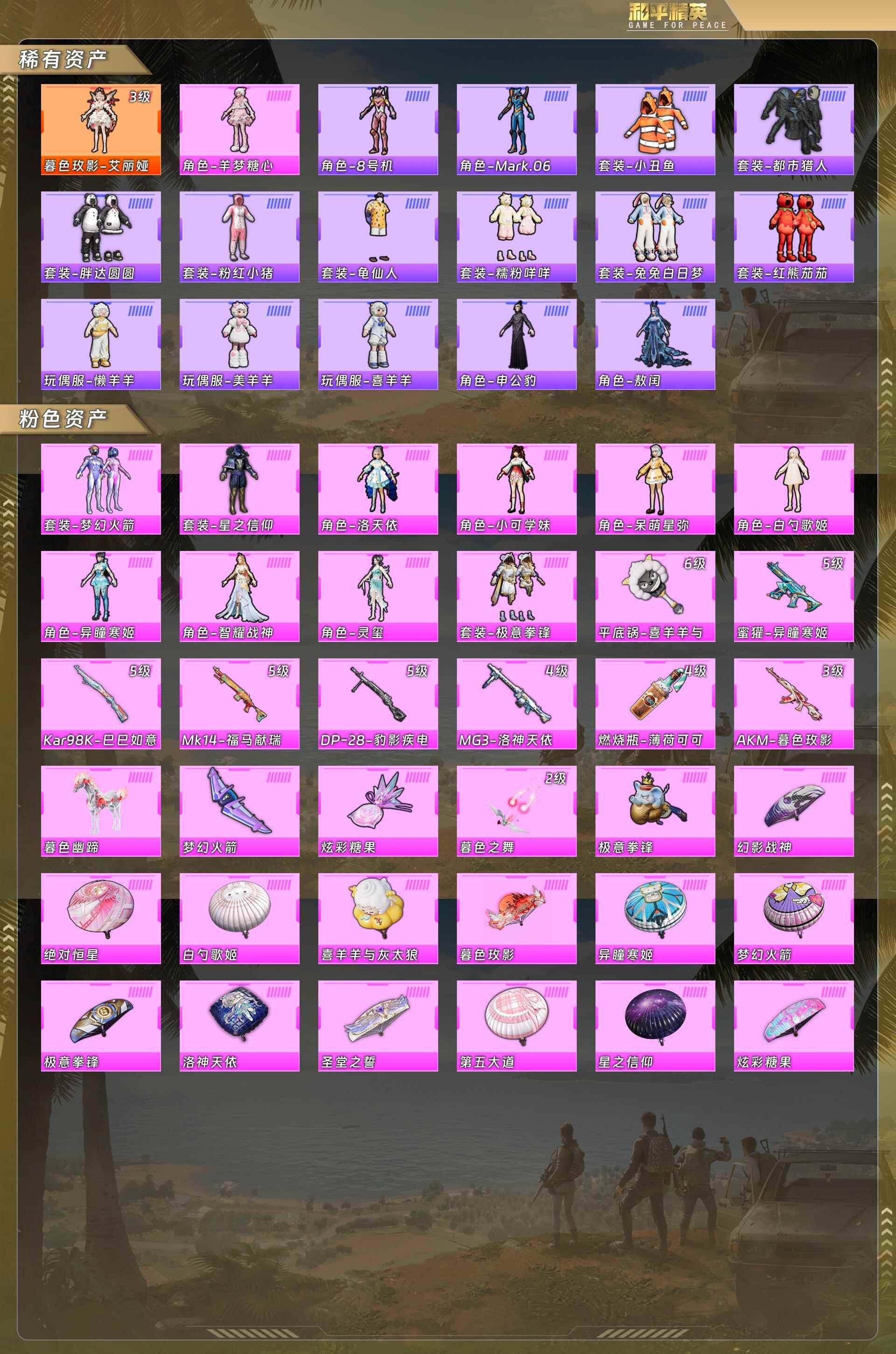 HPQM4116003和平精英账号详情图6