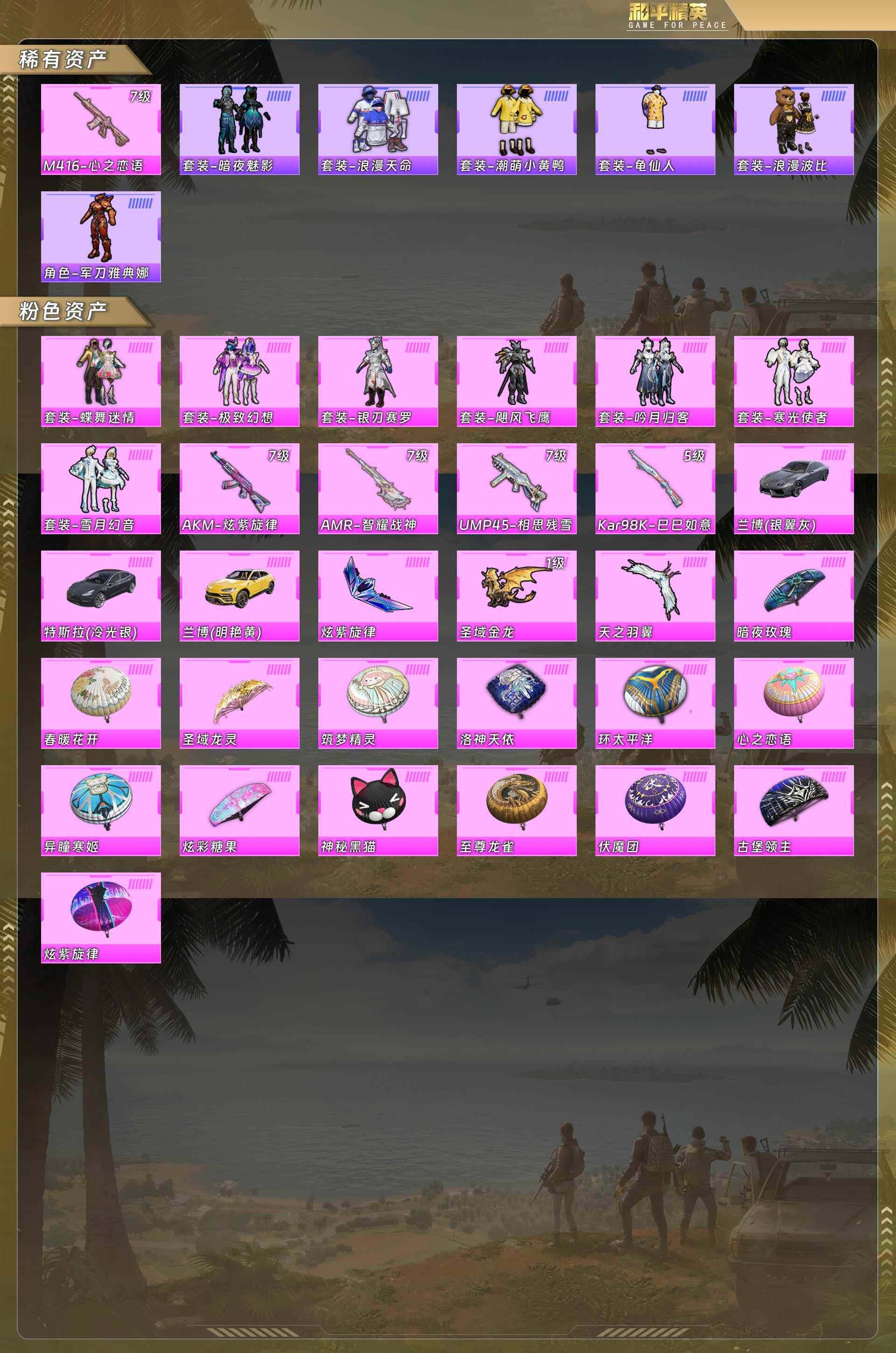 HPQM4116449和平精英账号详情图5