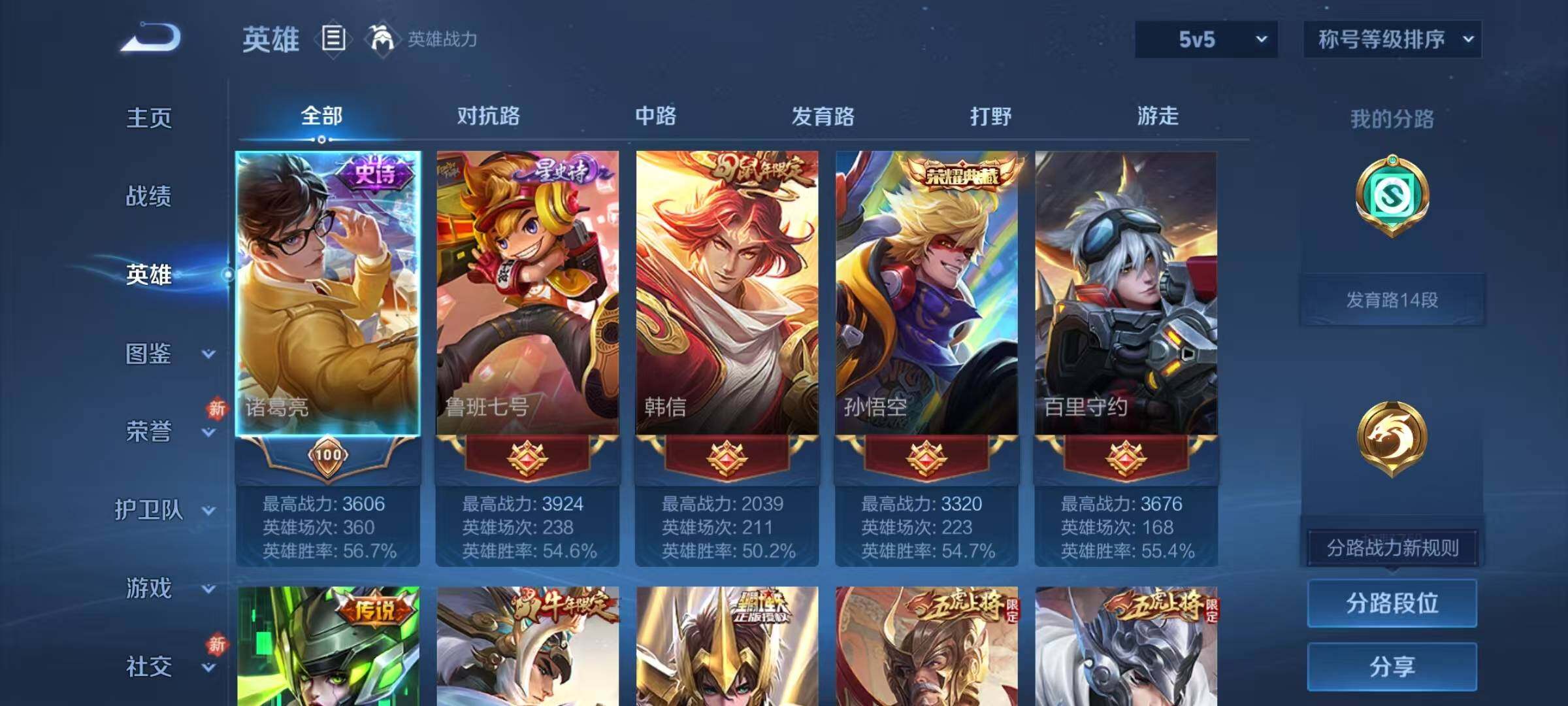 WZJZ4201256王者荣耀账号详情图6