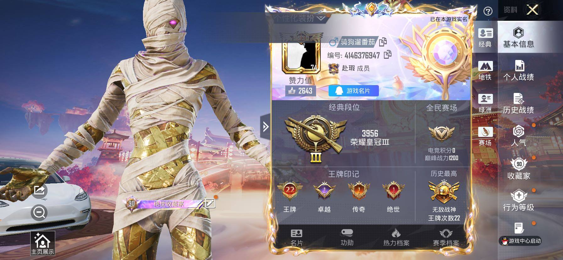 HPCMW4110355和平精英账号详情图2