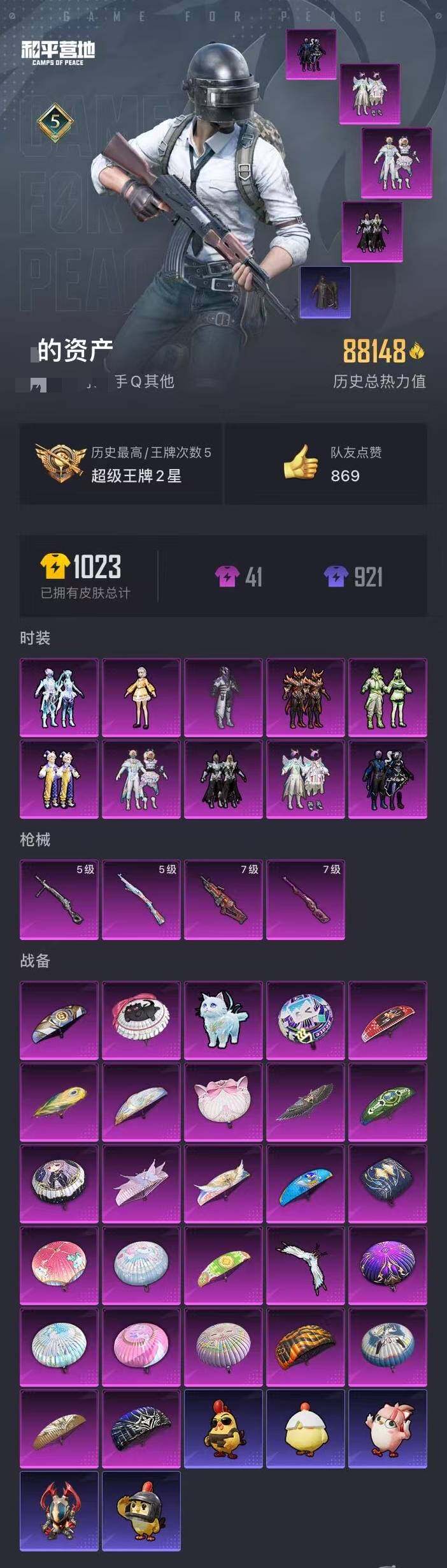 WZQM4197455王者荣耀账号详情图4 WZQM4197455王者荣耀账号详情图4