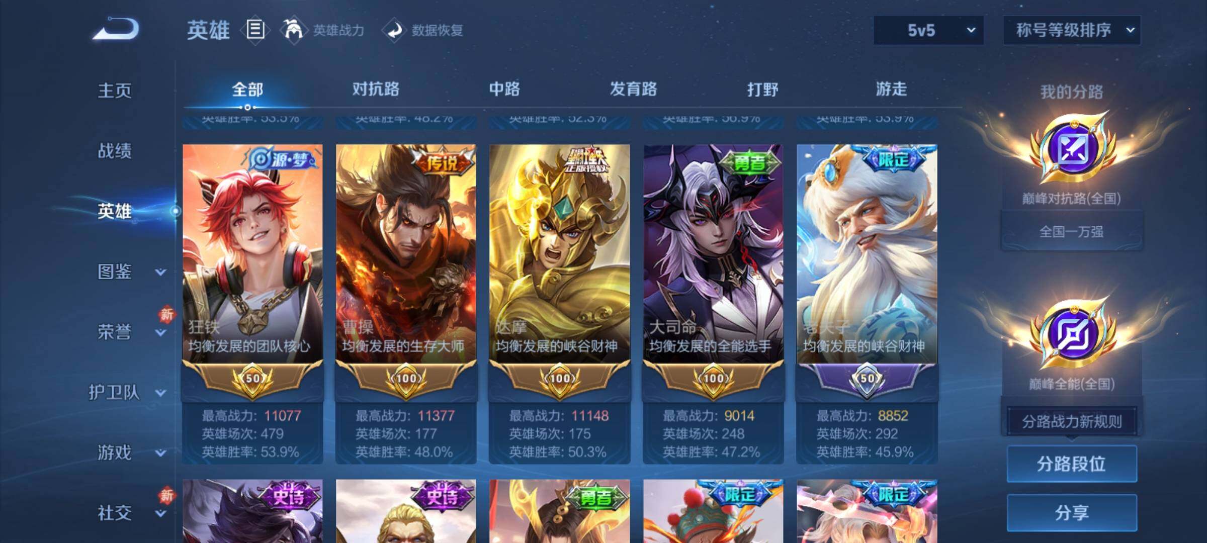 WZCMY4196619王者荣耀账号详情图6