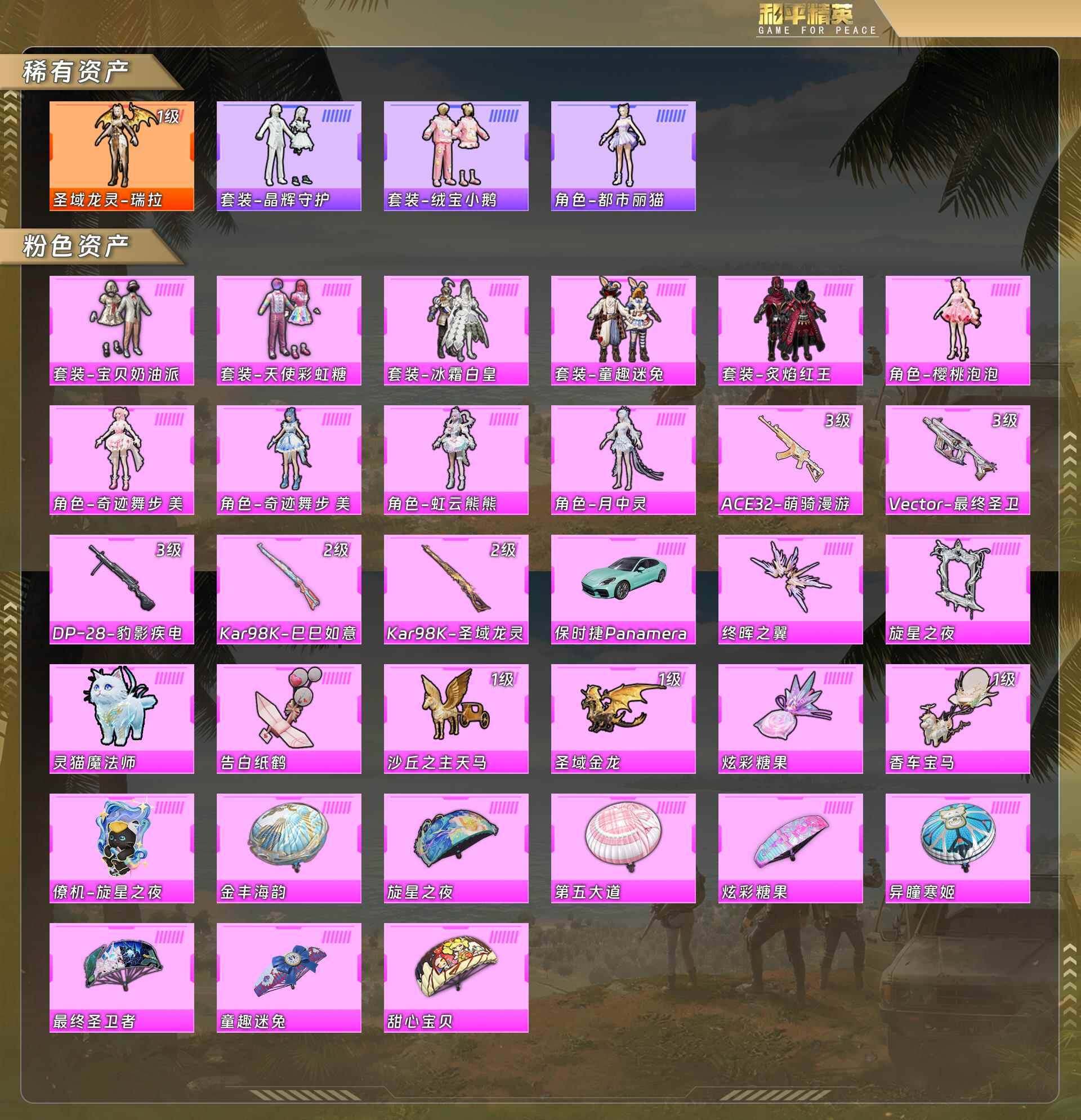 HPQM4128224和平精英账号详情图5 HPQM4128224和平精英账号详情图5