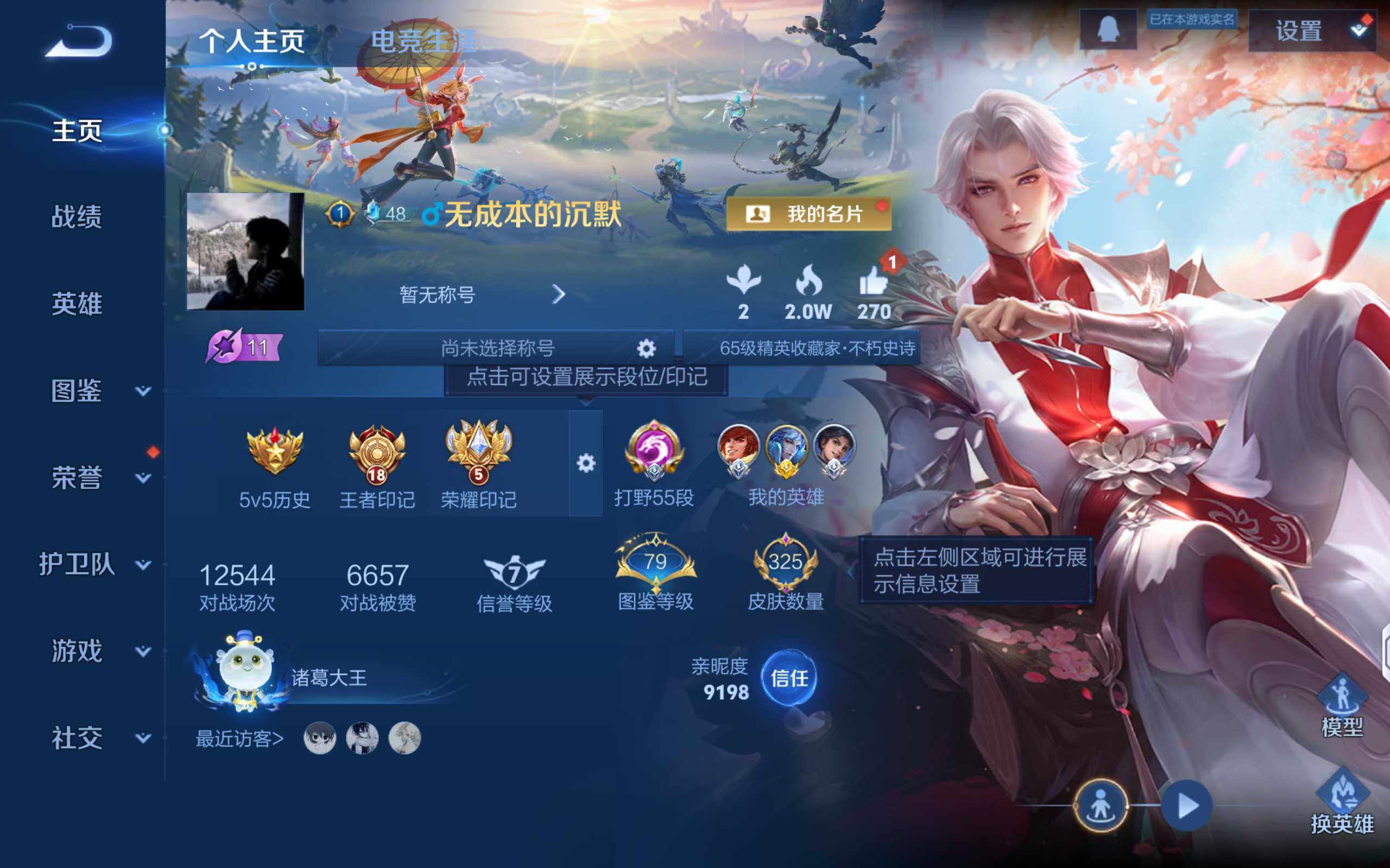 WZQM4195921王者荣耀账号详情图3 WZQM4195921王者荣耀账号详情图3