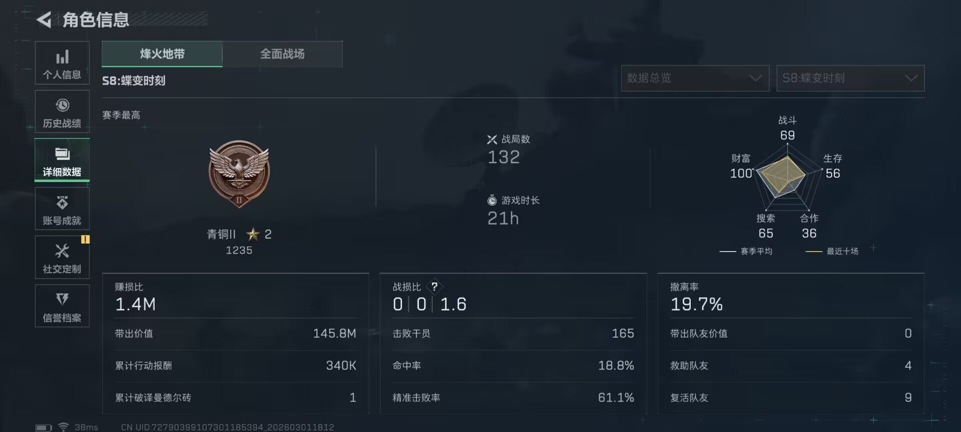 SJZQM458642三角洲行动账号详情图14