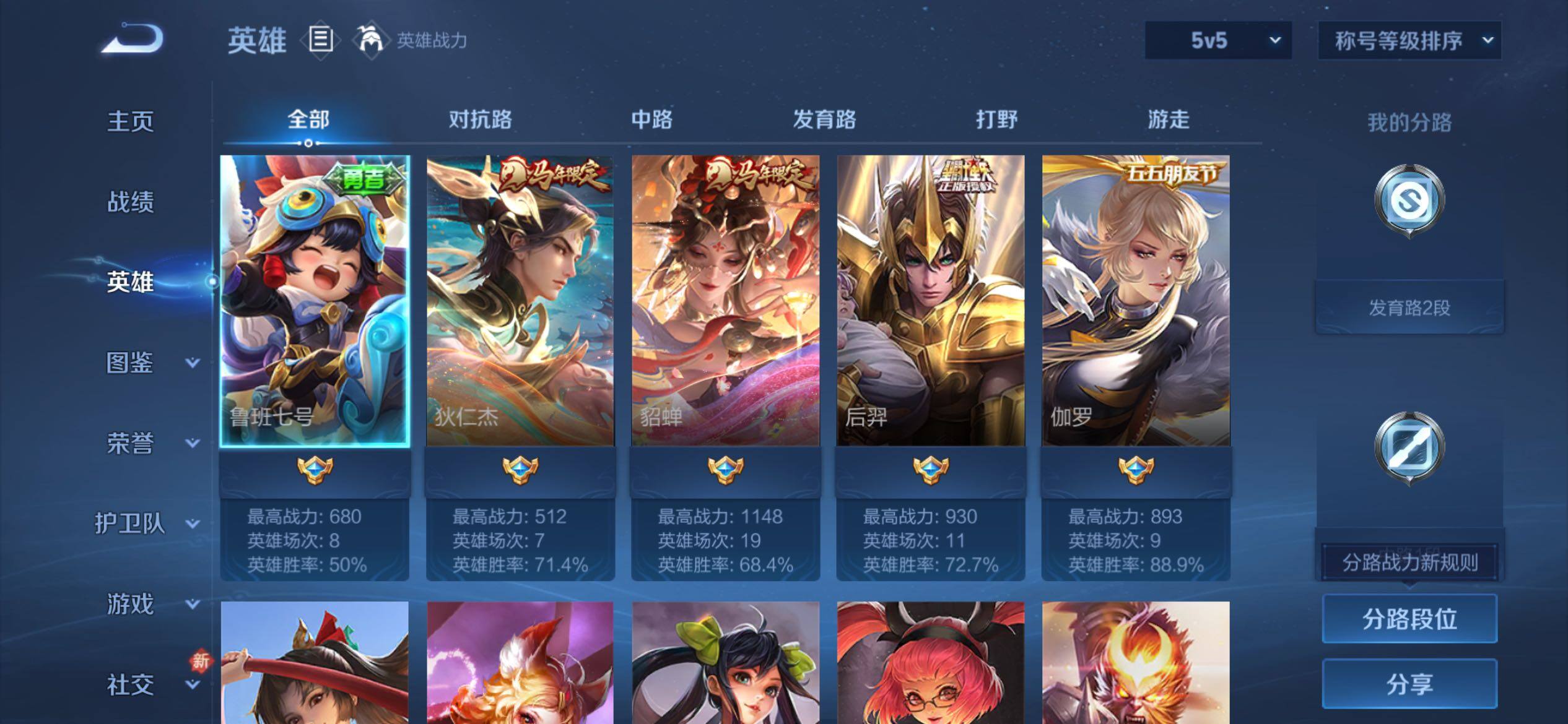 WZCMY4198019王者荣耀账号详情图4