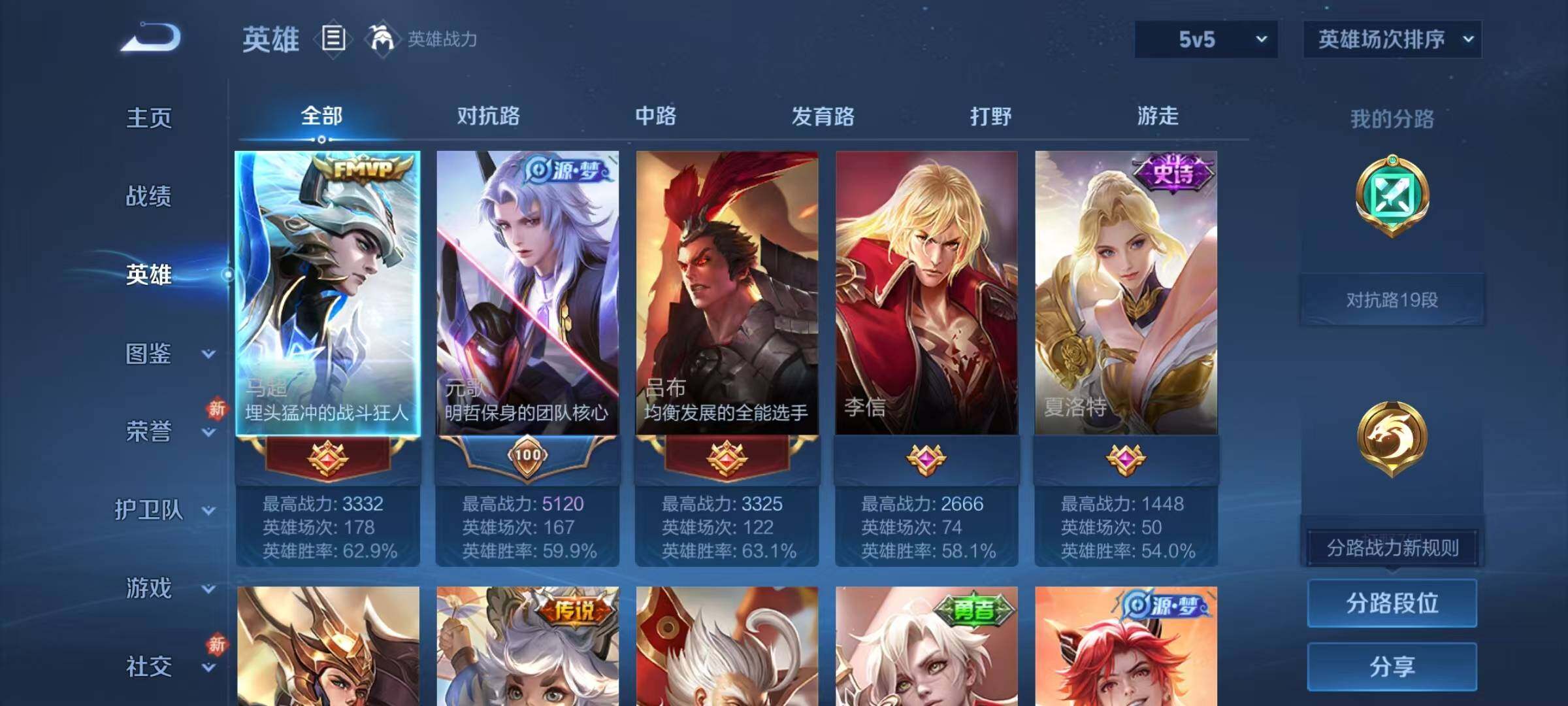 WZJZ4203453王者荣耀账号详情图5