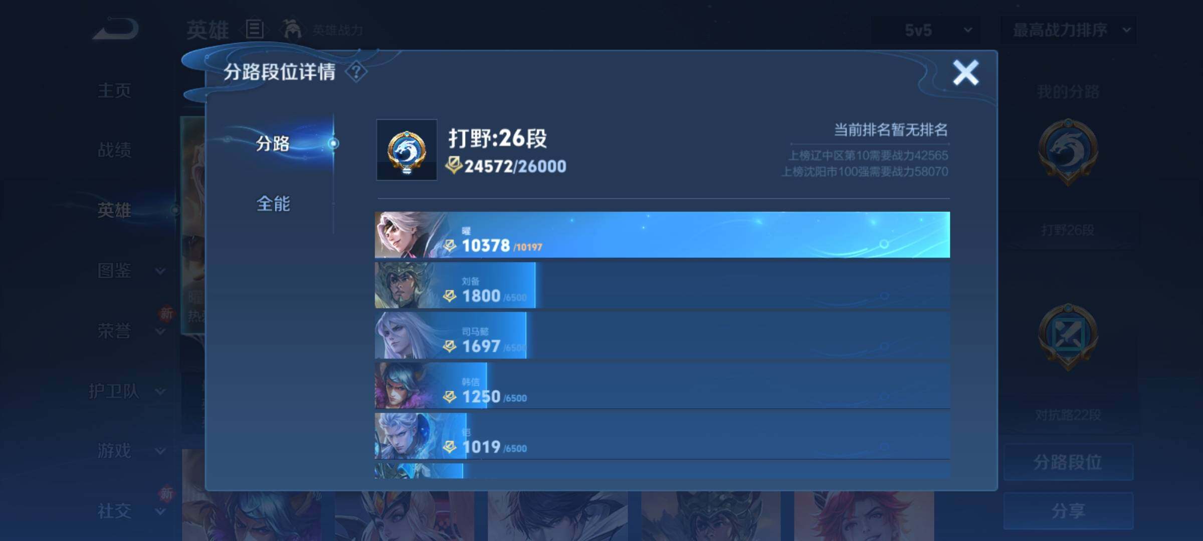 WZCMY4197944王者荣耀账号详情图4 WZCMY4197944王者荣耀账号详情图4