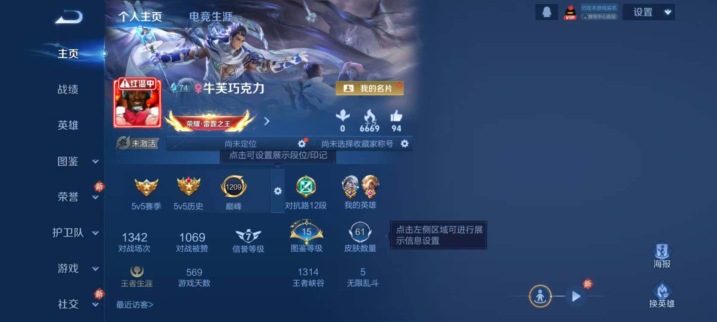 WZJZ4205491王者荣耀账号详情图3