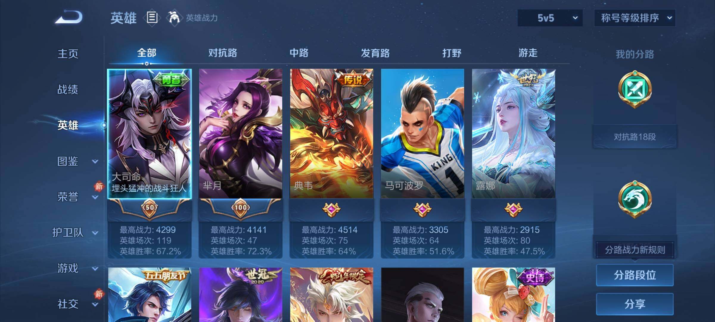 WZCMY4202974王者荣耀账号详情图3