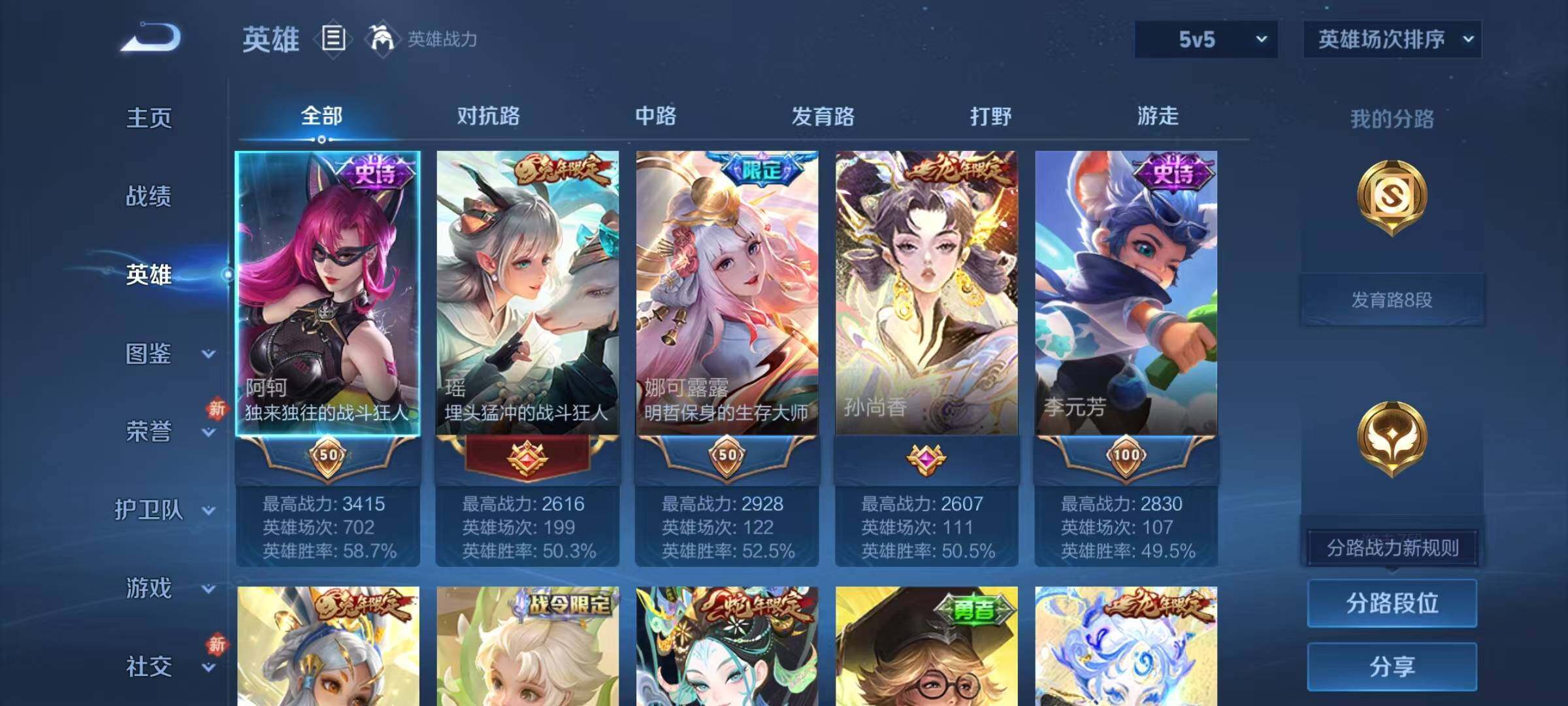 WZJZ4210142王者荣耀账号详情图6