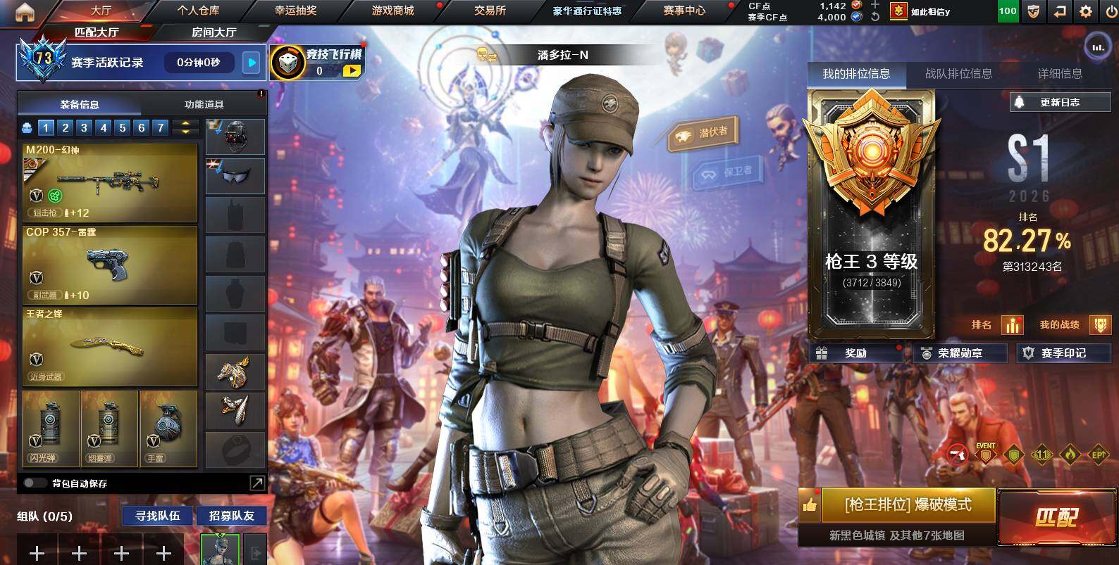 CFCMW454612穿越火线账号详情图4