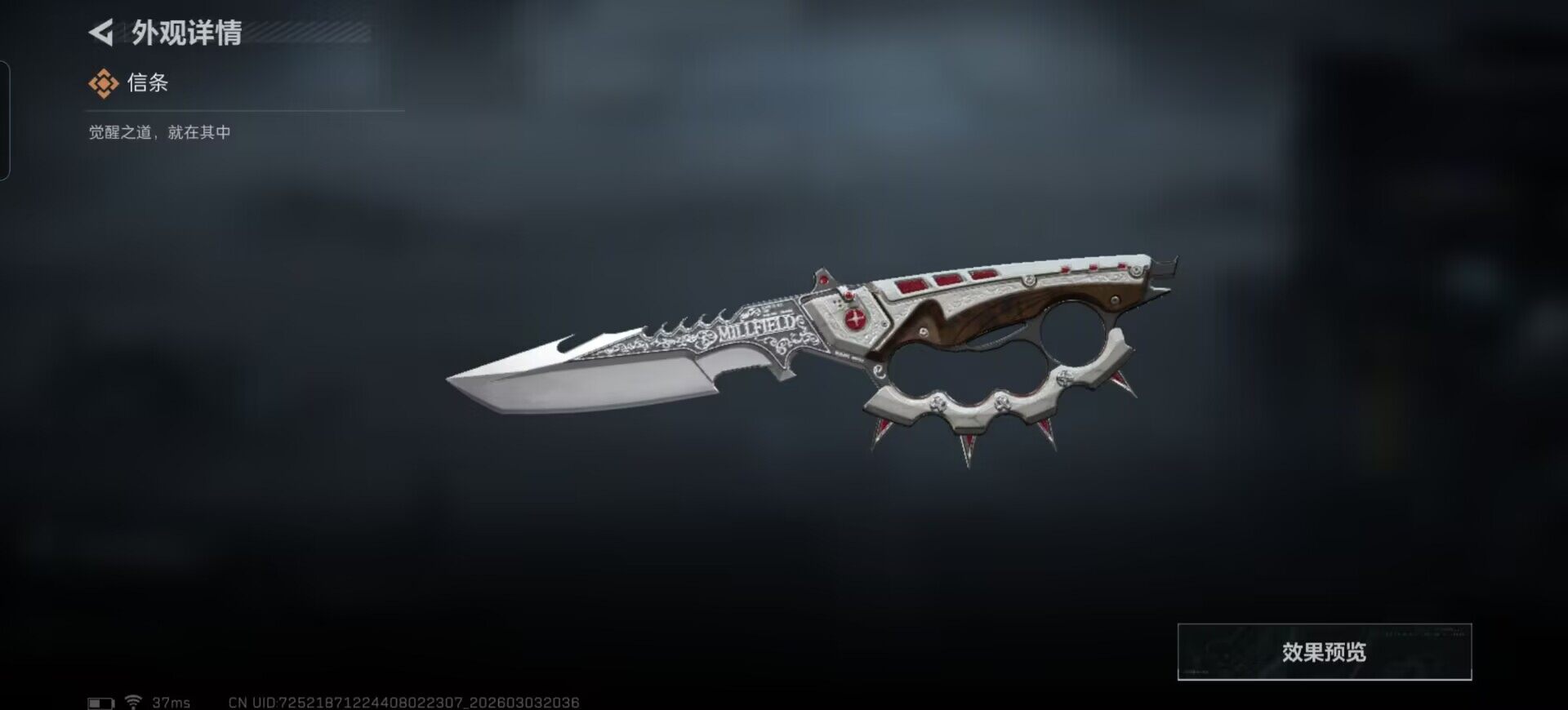 SJZQM457911三角洲行动账号详情图8