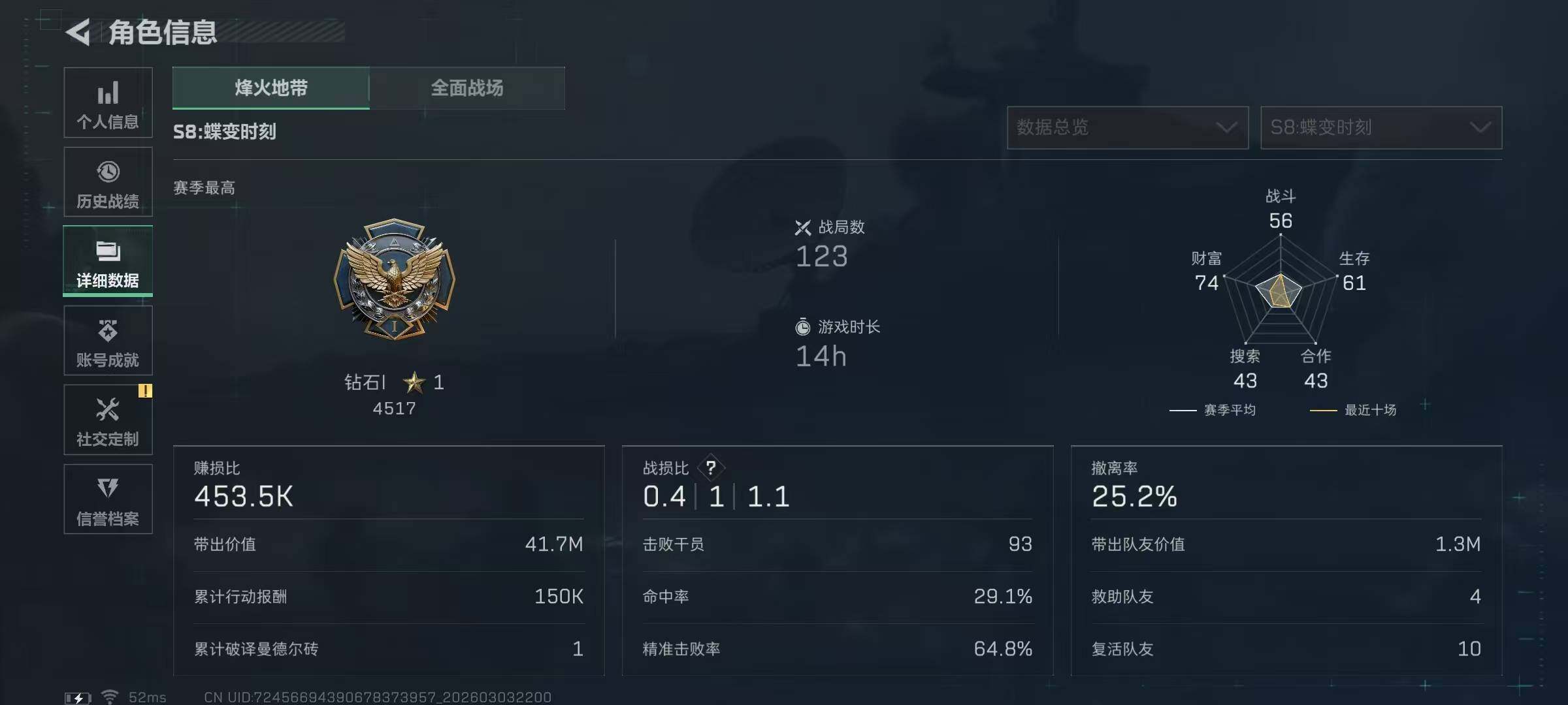 SJZQM462664三角洲行动账号详情图9 SJZQM462664三角洲行动账号详情图9