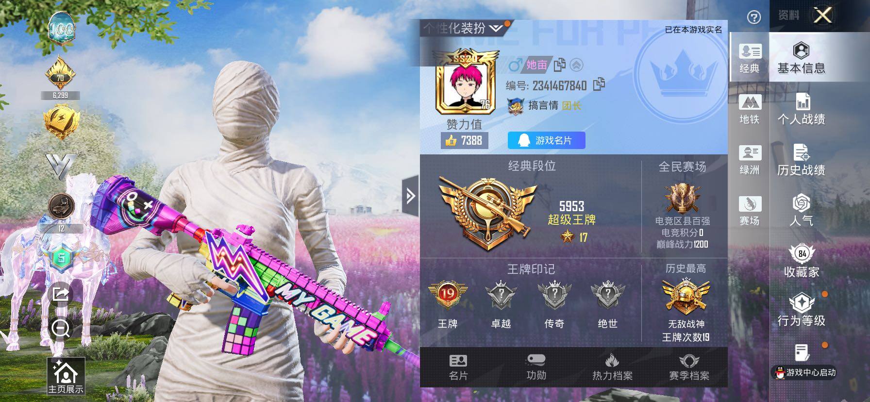 HPCMW4114986和平精英账号详情图2