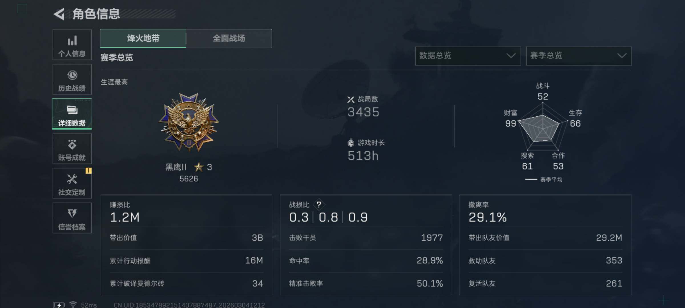 SJZQM458418三角洲行动账号详情图7