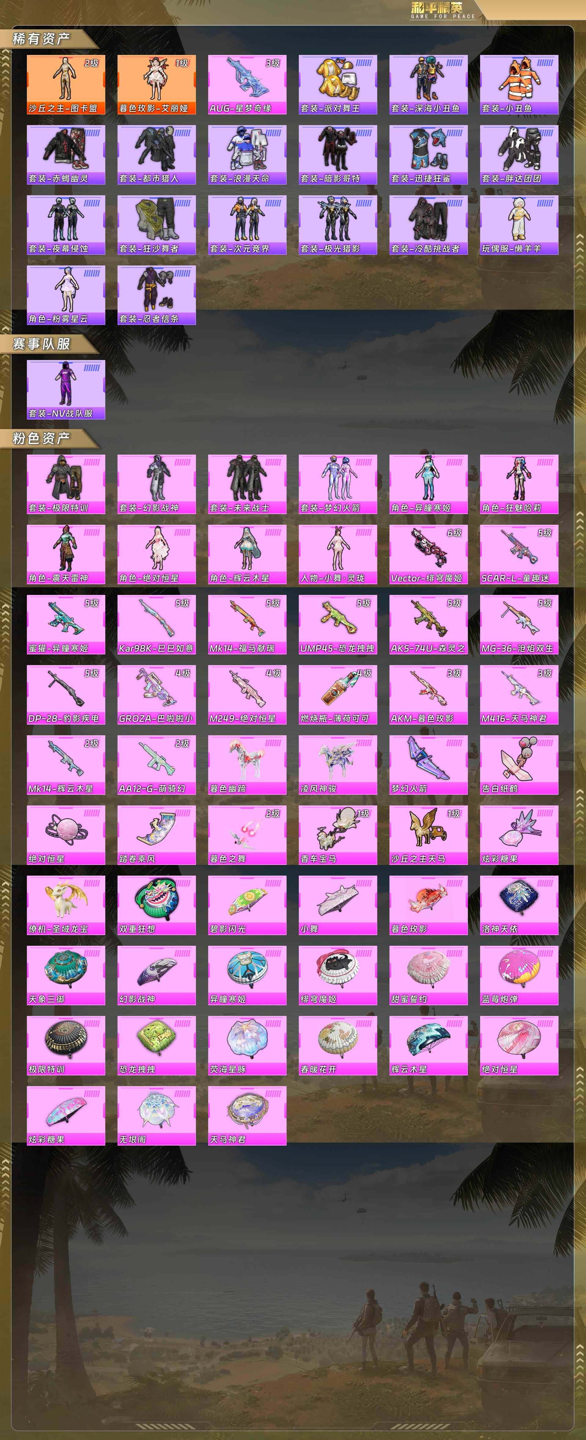 HPCMW4125829和平精英账号详情图5