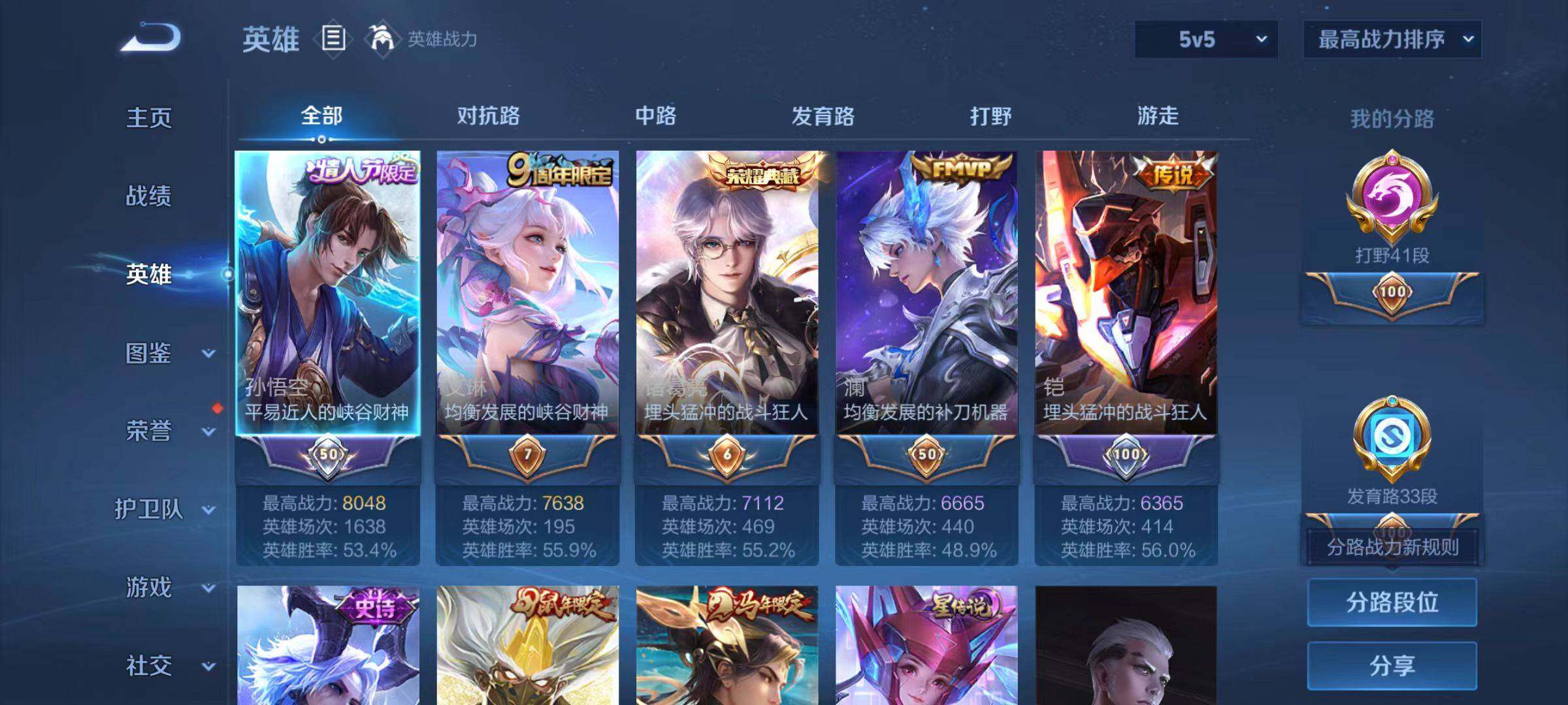 WZLX4201224王者荣耀账号详情图3